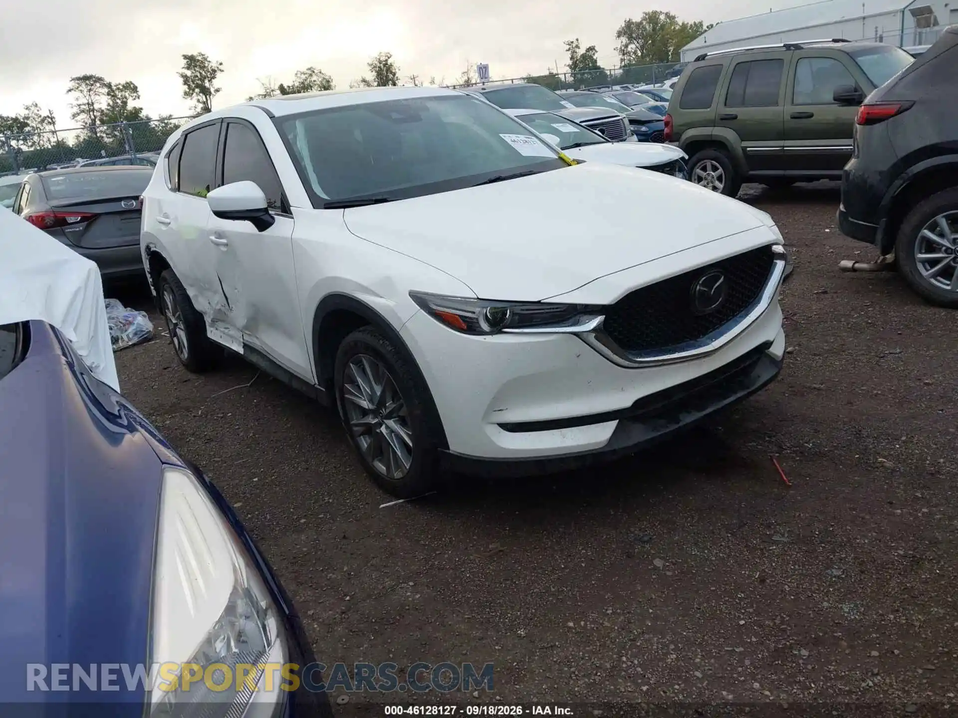 1 Photograph of a damaged car JM3KFBAY4M0487756 MAZDA CX-5 2021