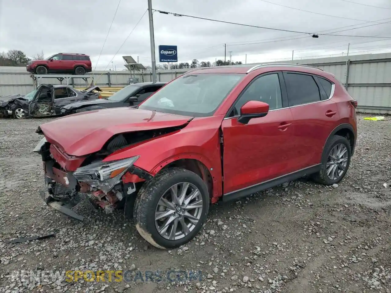 1 Photograph of a damaged car JM3KFBAY5M0313517 MAZDA CX-5 2021
