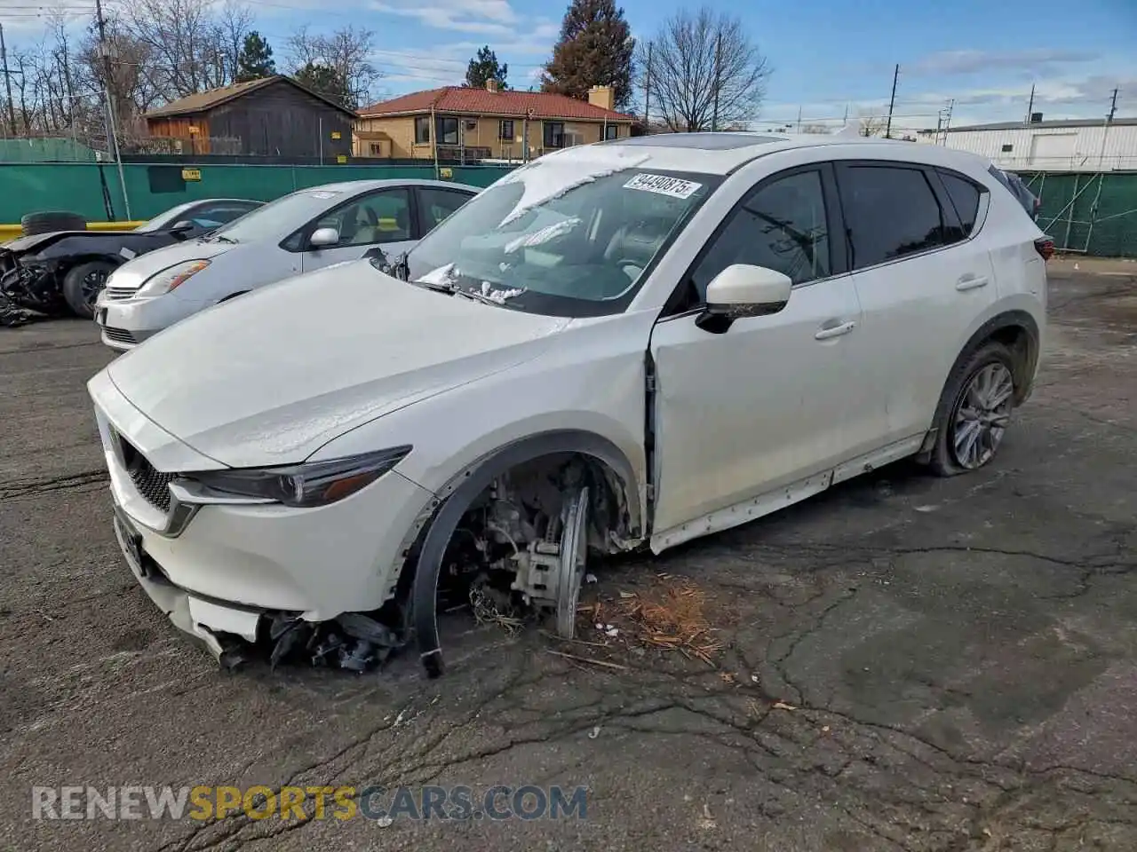 1 Photograph of a damaged car JM3KFBAY5M0414041 MAZDA CX-5 2021