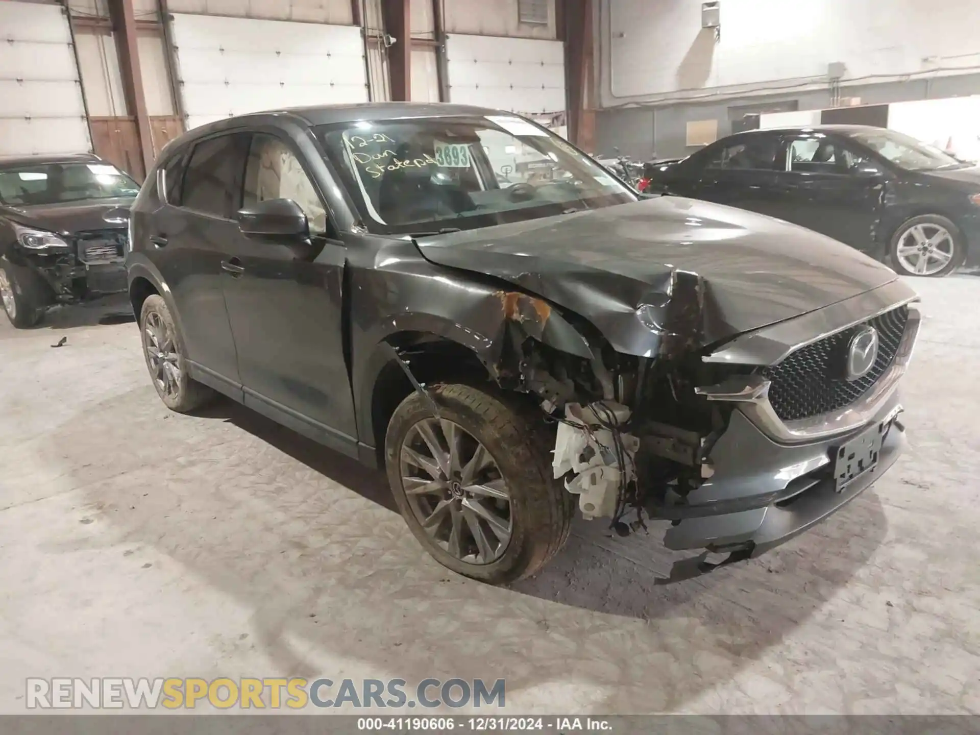 1 Photograph of a damaged car JM3KFBAY6M0419409 MAZDA CX-5 2021