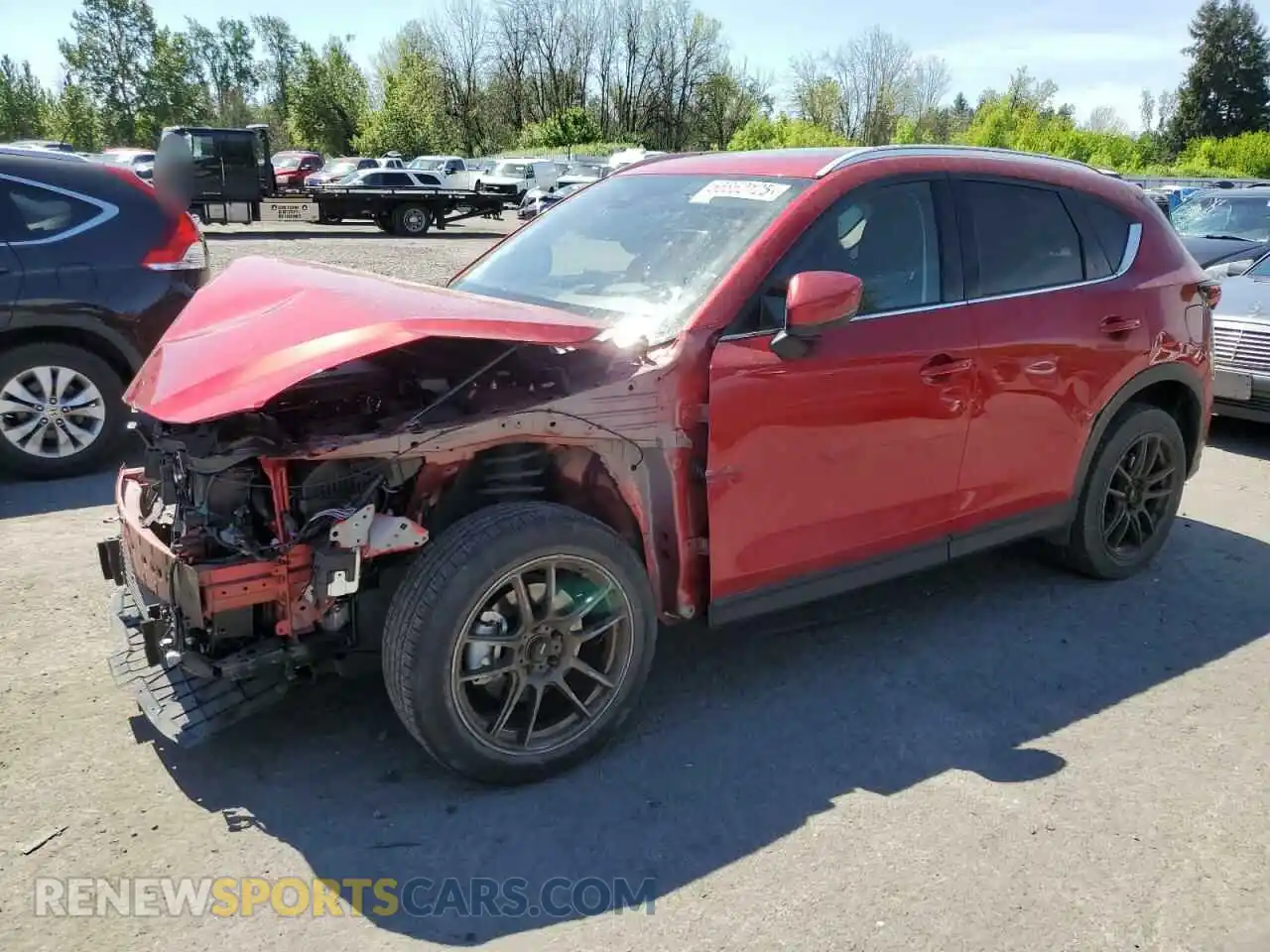 1 Photograph of a damaged car JM3KFBAY7M0434422 MAZDA CX-5 2021