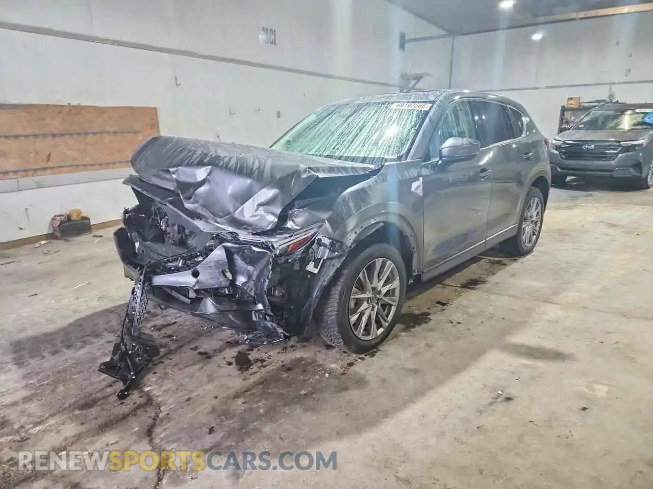 1 Photograph of a damaged car JM3KFBAY8M0343661 MAZDA CX-5 2021