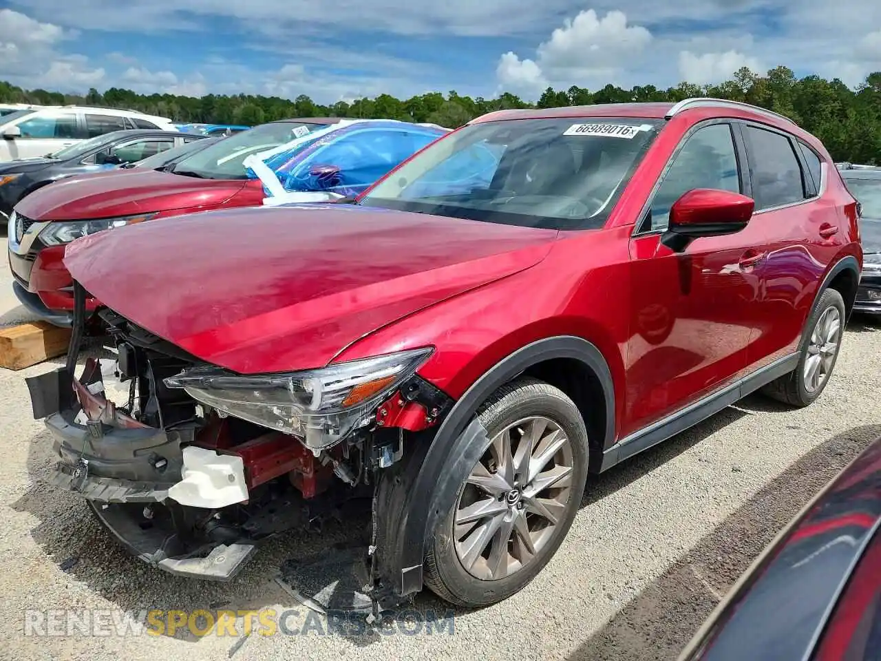 1 Photograph of a damaged car JM3KFBAYXM0442224 MAZDA CX-5 2021