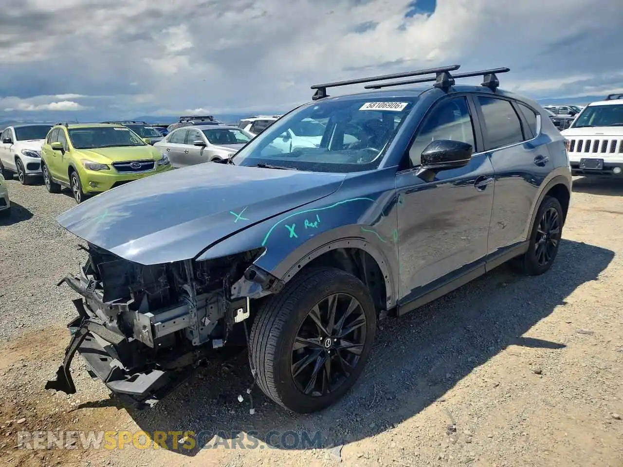 1 Photograph of a damaged car JM3KFBCM0M0352882 MAZDA CX-5 2021