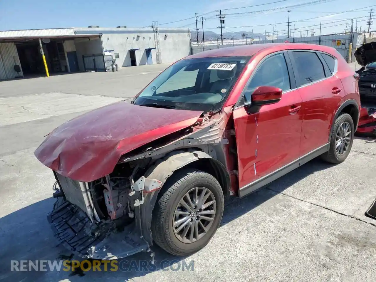 1 Photograph of a damaged car JM3KFBCM0M0449743 MAZDA CX-5 2021