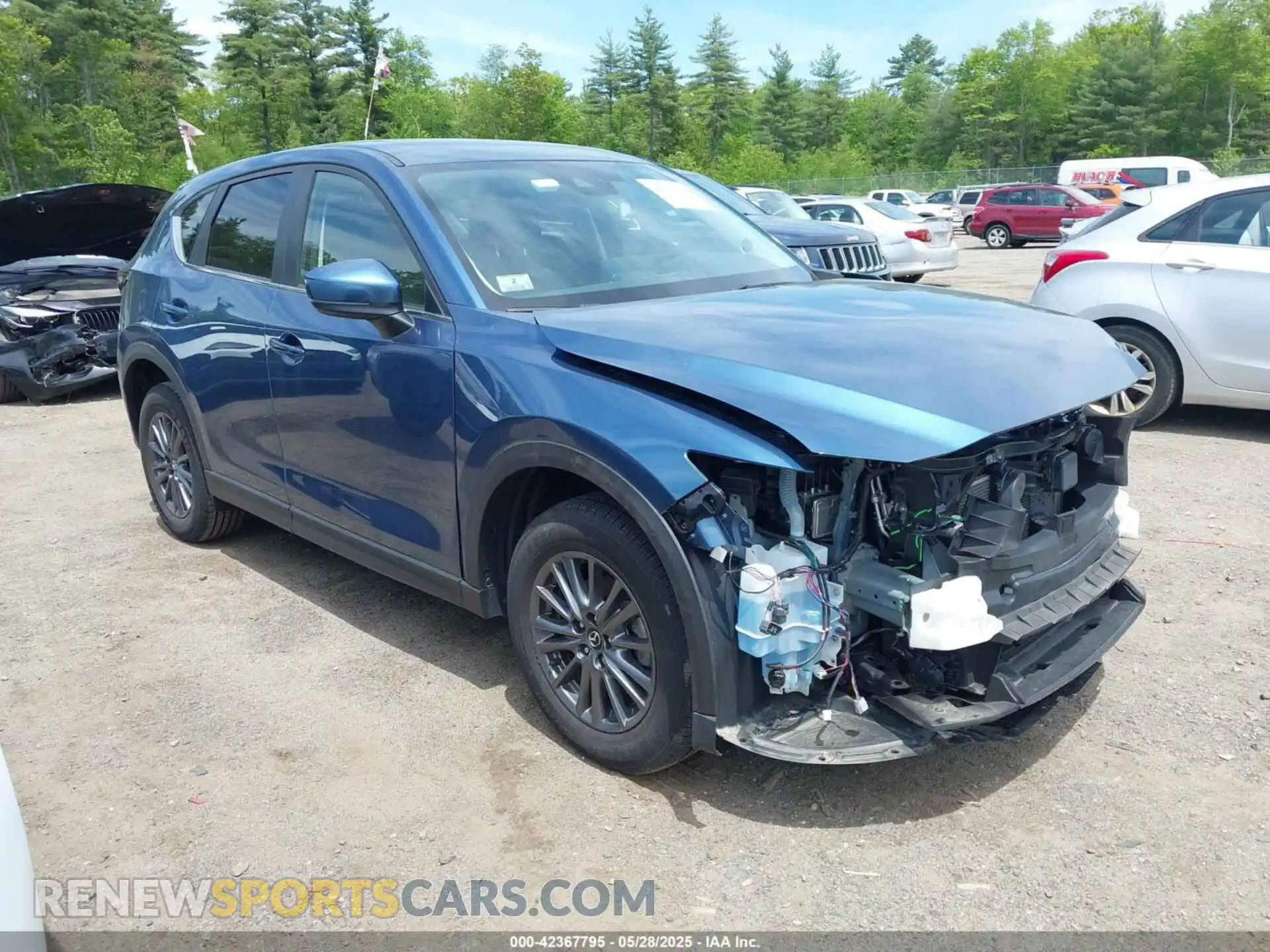 1 Photograph of a damaged car JM3KFBCM0M1329886 MAZDA CX-5 2021