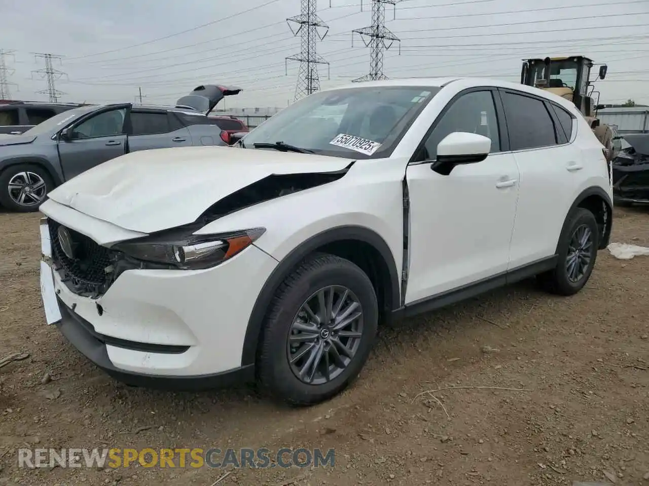 1 Photograph of a damaged car JM3KFBCM0M1428594 MAZDA CX-5 2021