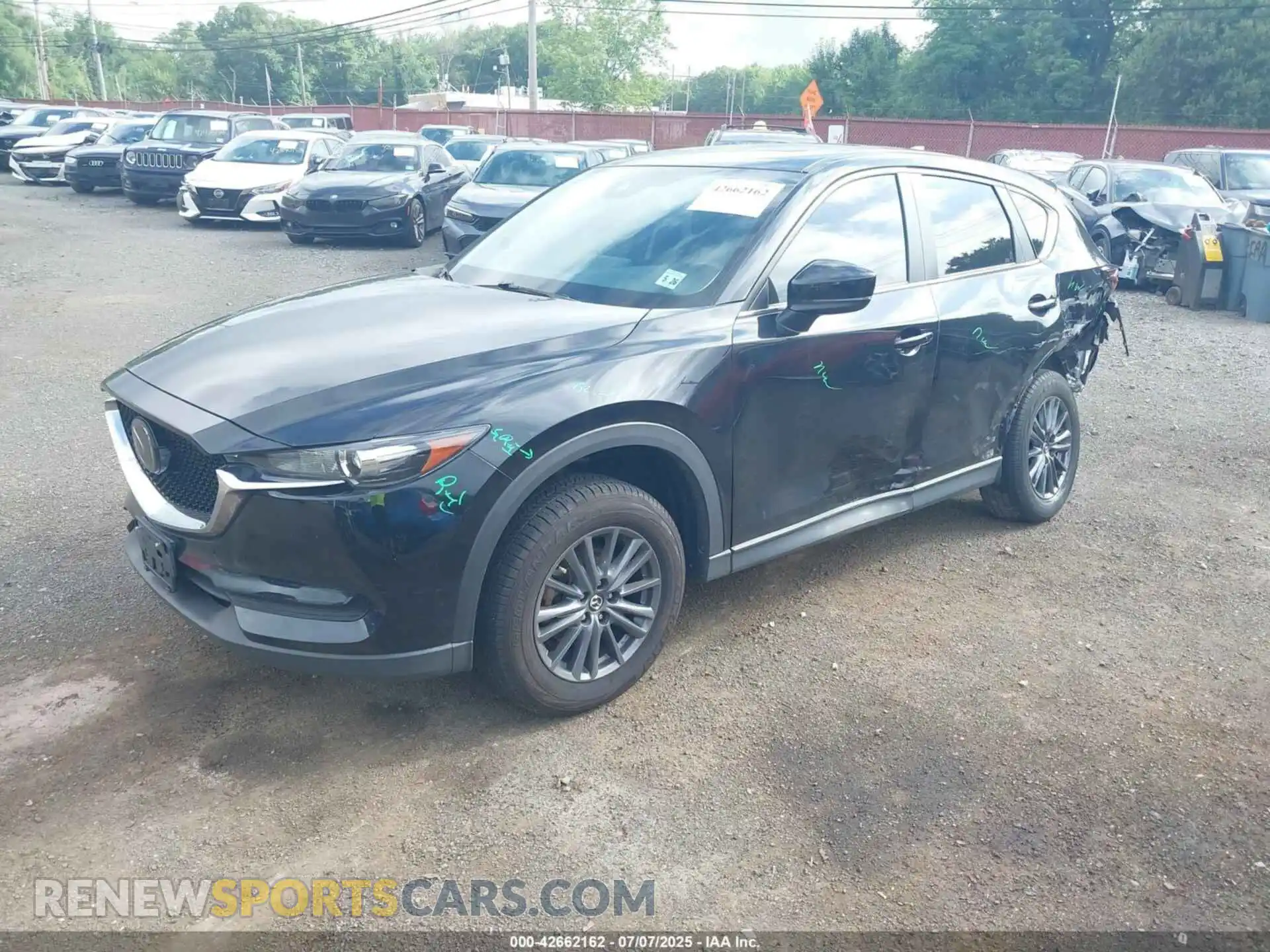 2 fotografías del automóvil dañado JM3KFBCM1M1386677 MAZDA CX-5 2021
