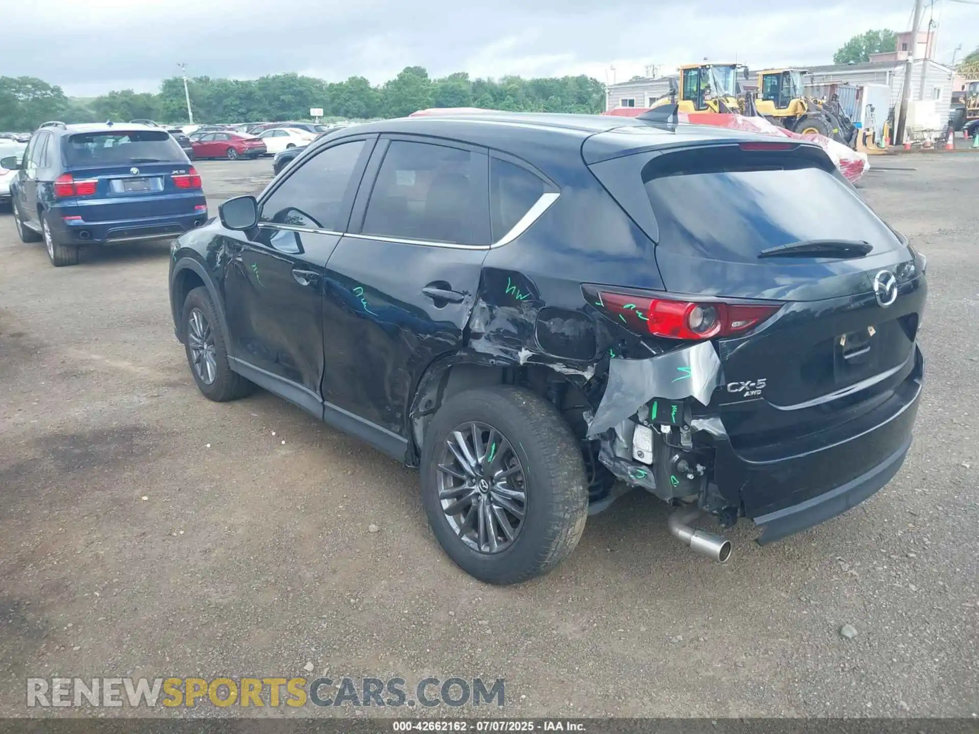 3 fotografías del automóvil dañado JM3KFBCM1M1386677 MAZDA CX-5 2021