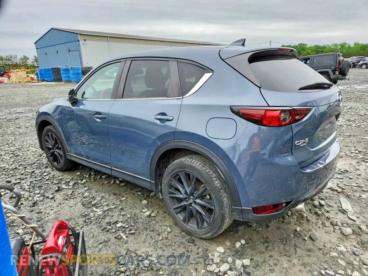 2 fotografías del automóvil dañado JM3KFBCM2M0419269 MAZDA CX-5 2021