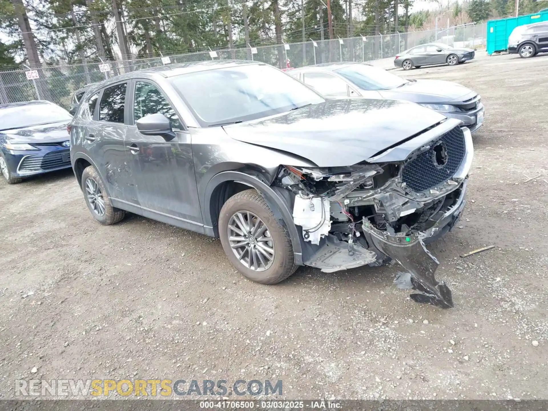 1 Photograph of a damaged car JM3KFBCM2M0442342 MAZDA CX-5 2021
