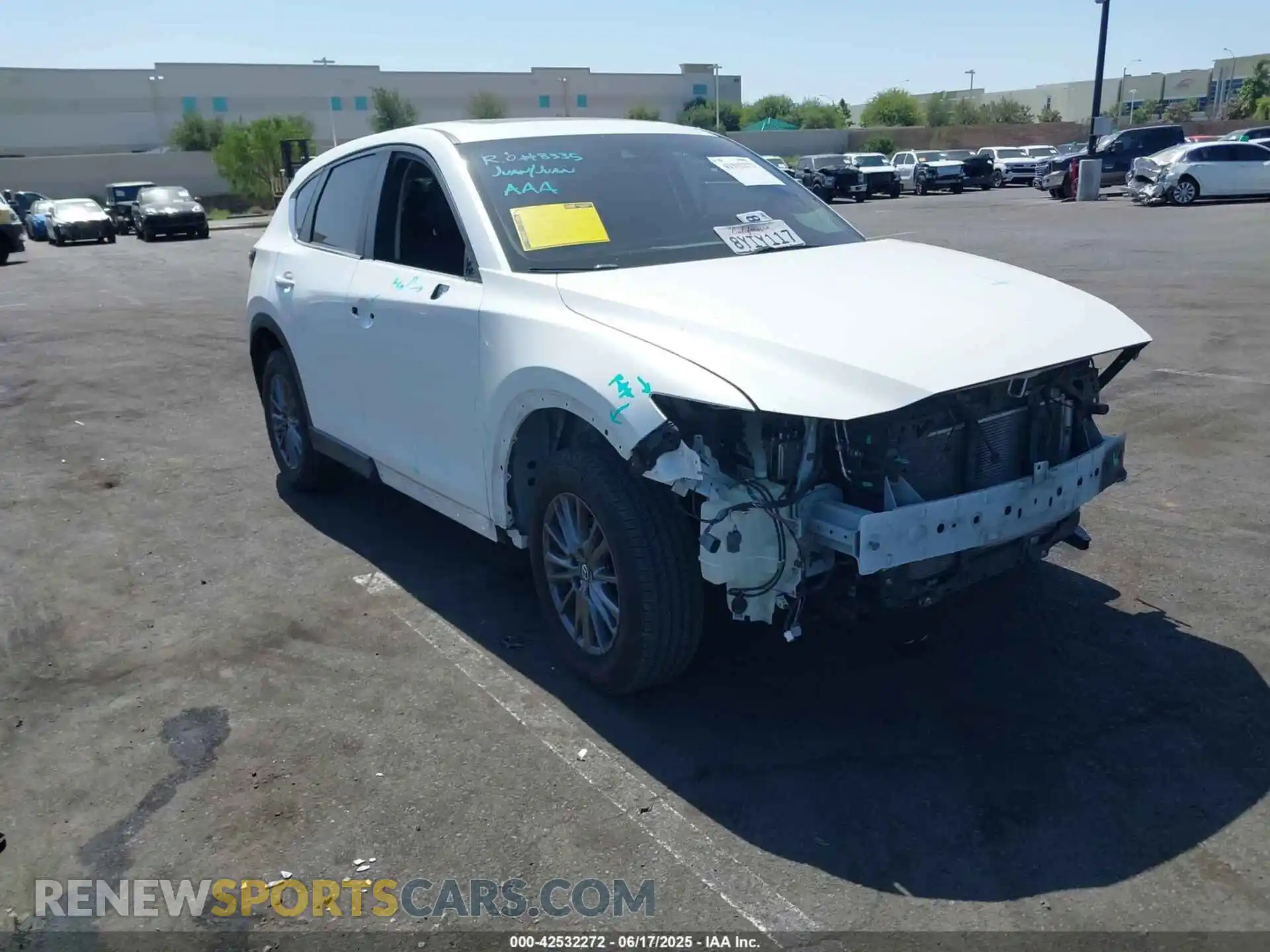 1 Photograph of a damaged car JM3KFBCM2M0487832 MAZDA CX-5 2021