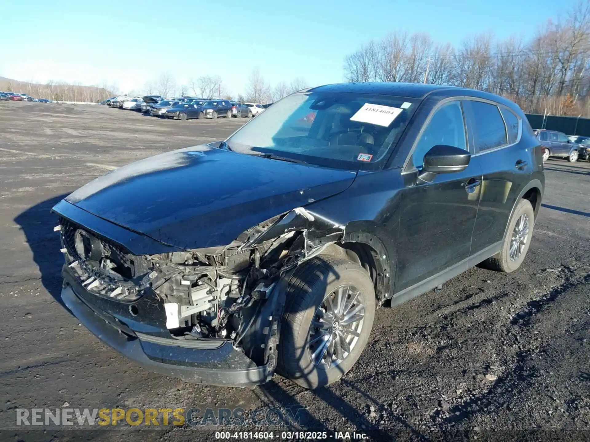 2 fotografías del automóvil dañado JM3KFBCM2M1303063 MAZDA CX-5 2021