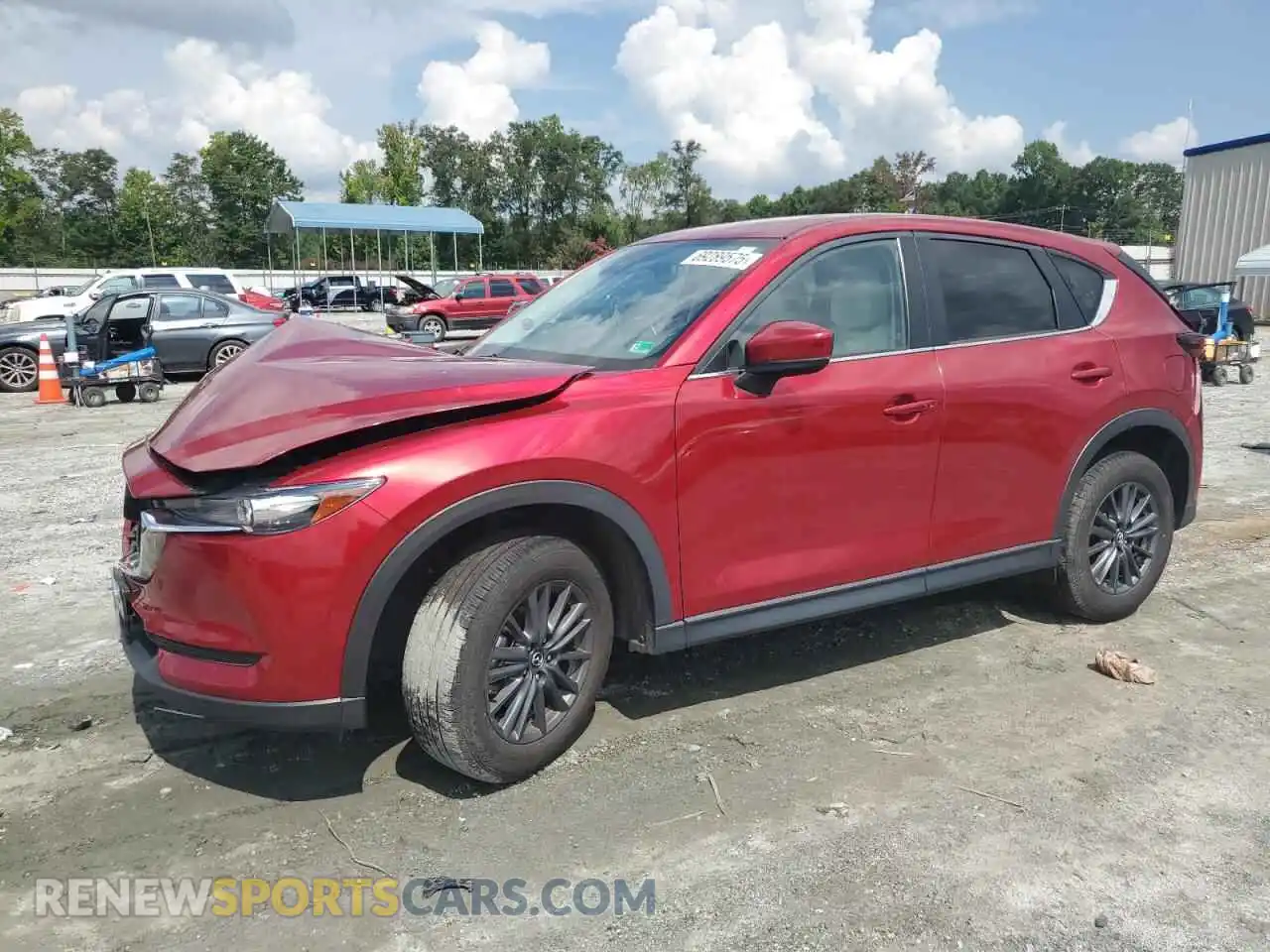 1 fotografías del automóvil dañado JM3KFBCM2M1491776 MAZDA CX-5 2021