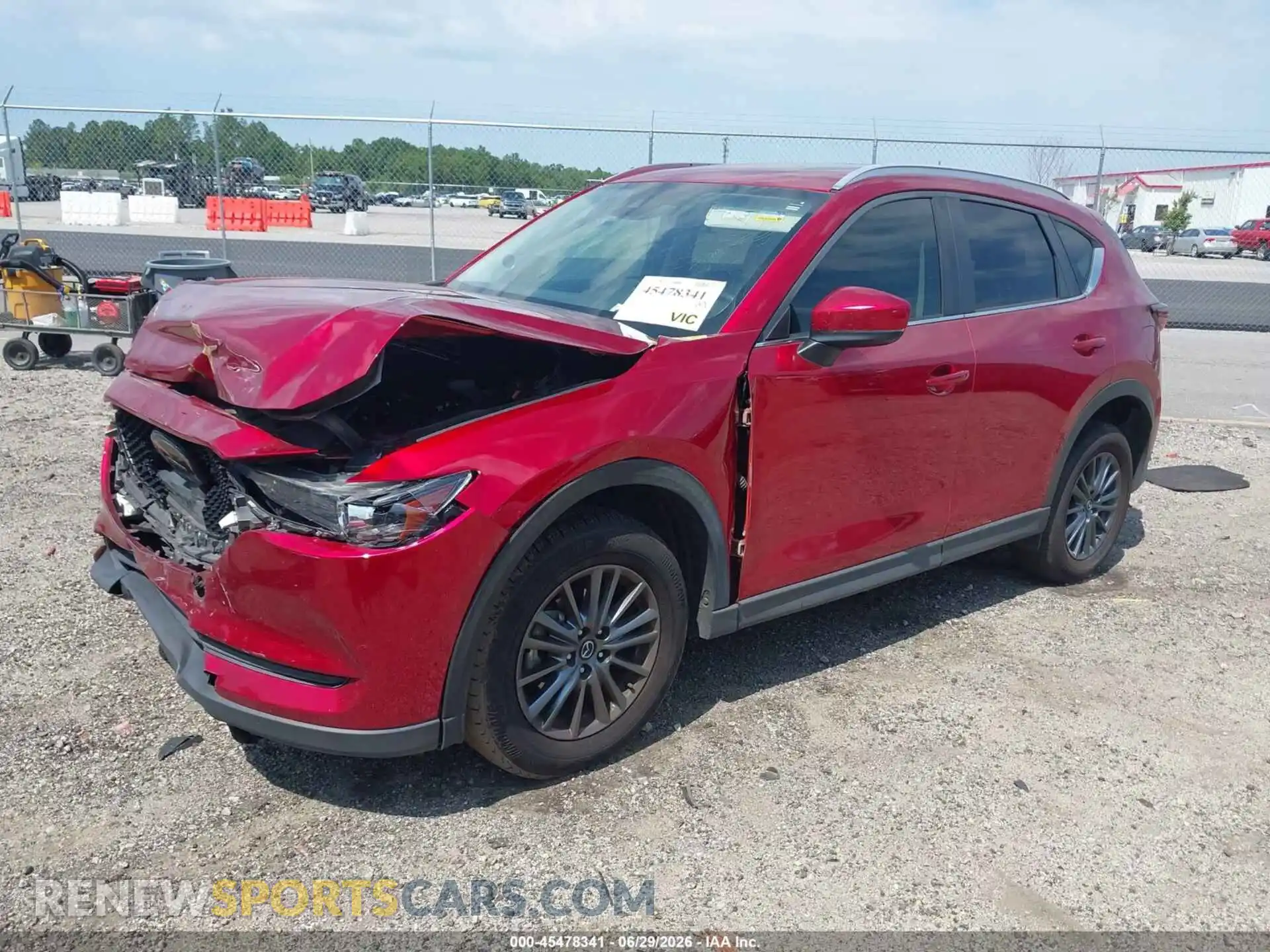 2 fotografías del automóvil dañado JM3KFBCM3M0315244 MAZDA CX-5 2021