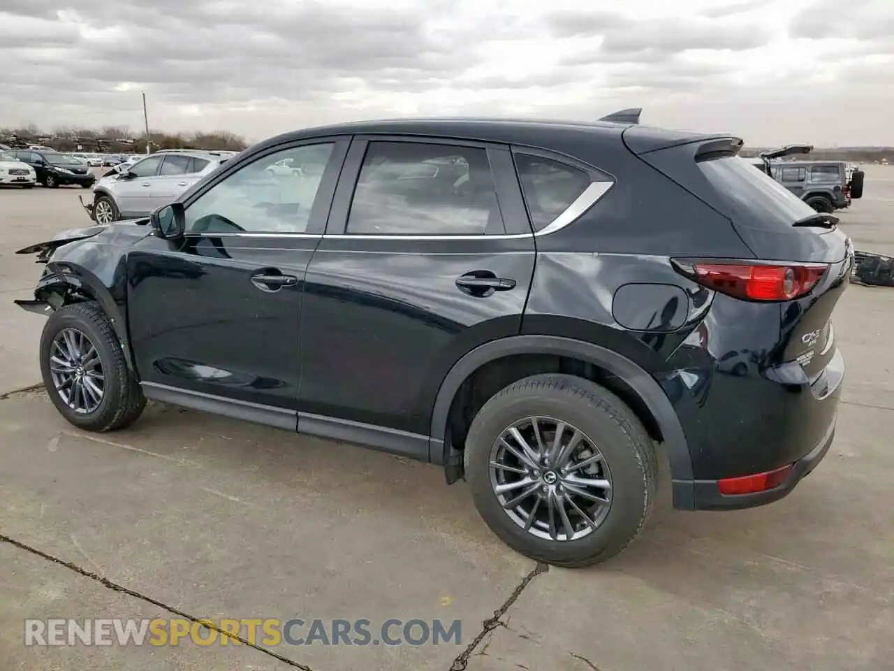 2 fotografías del automóvil dañado JM3KFBCM4M0496421 MAZDA CX-5 2021
