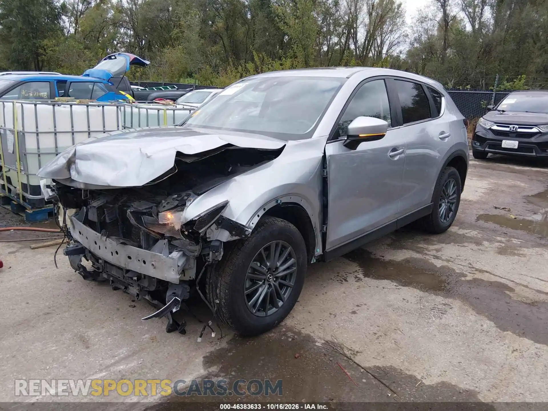 2 fotografías del automóvil dañado JM3KFBCM5M1494879 MAZDA CX-5 2021