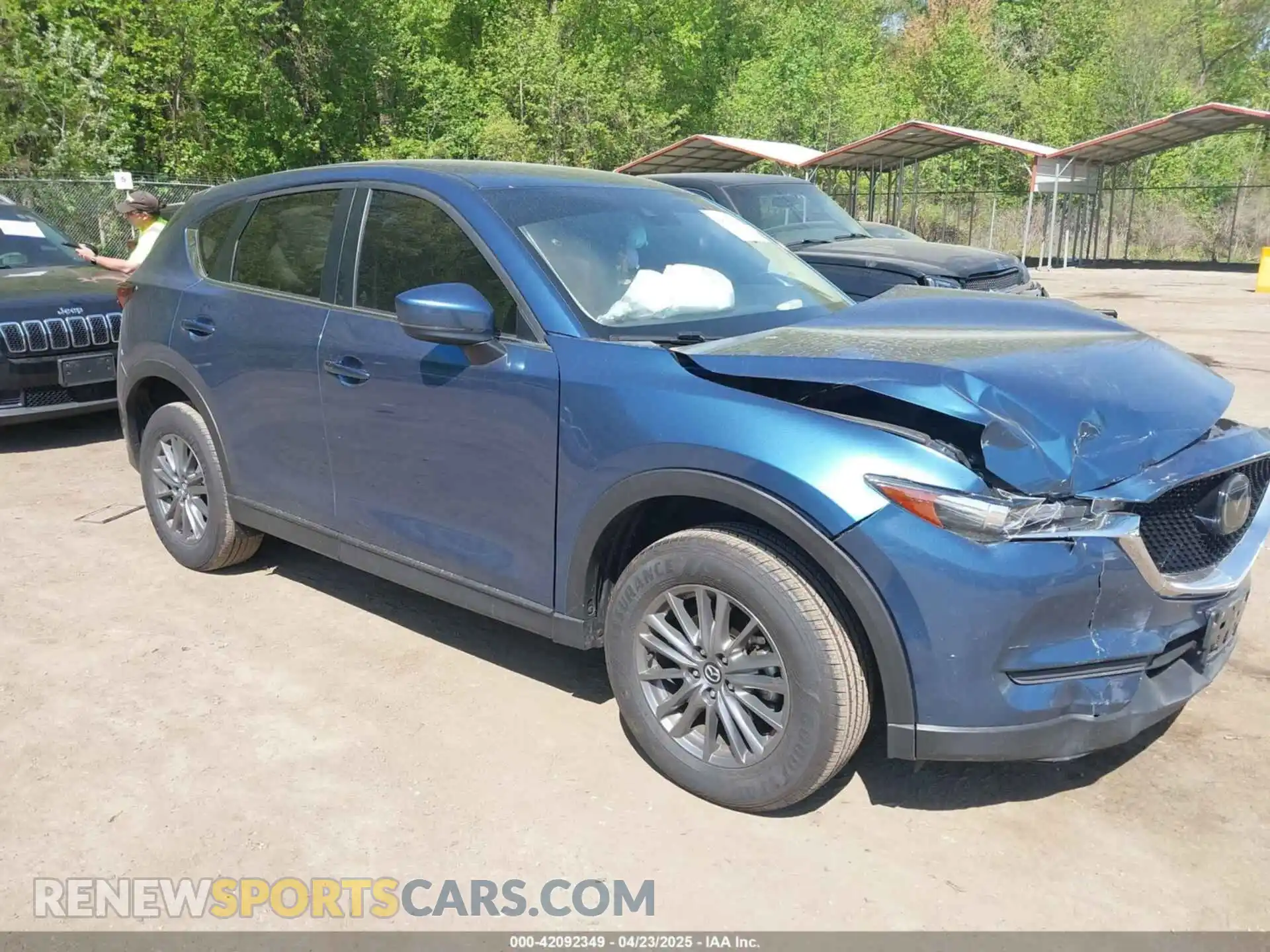 1 Photograph of a damaged car JM3KFBCM6M0448211 MAZDA CX-5 2021