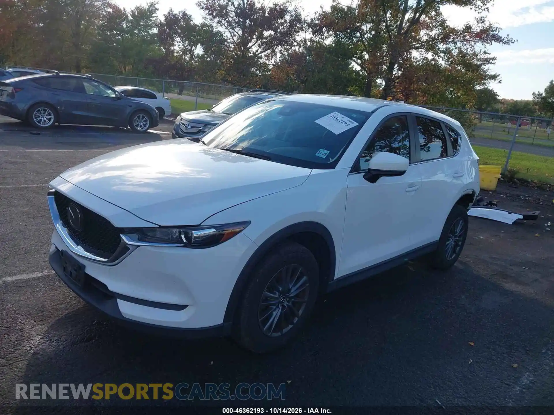 2 fotografías del automóvil dañado JM3KFBCM7M0303839 MAZDA CX-5 2021