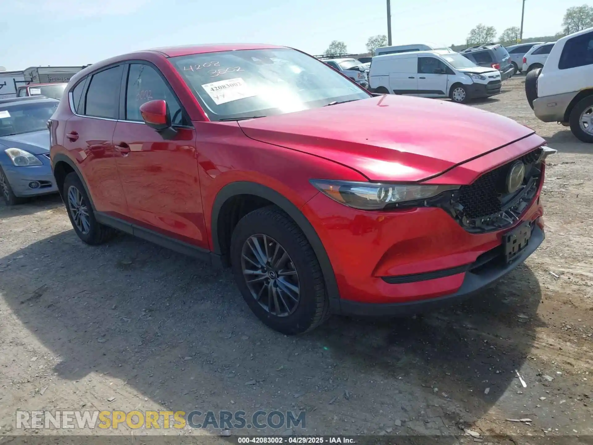 1 Photograph of a damaged car JM3KFBCM7M0438738 MAZDA CX-5 2021