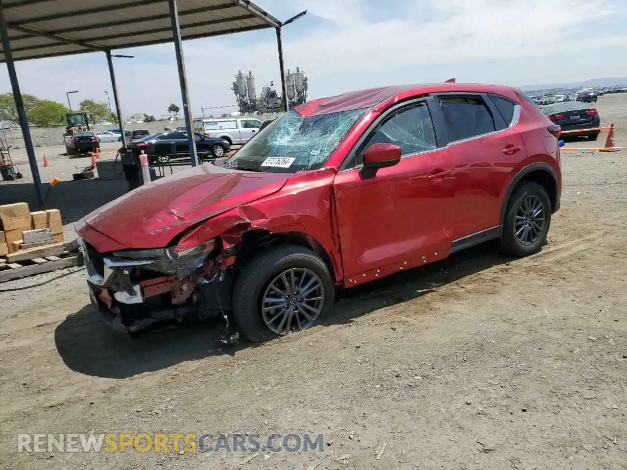 1 Photograph of a damaged car JM3KFBCM7M0499877 MAZDA CX-5 2021
