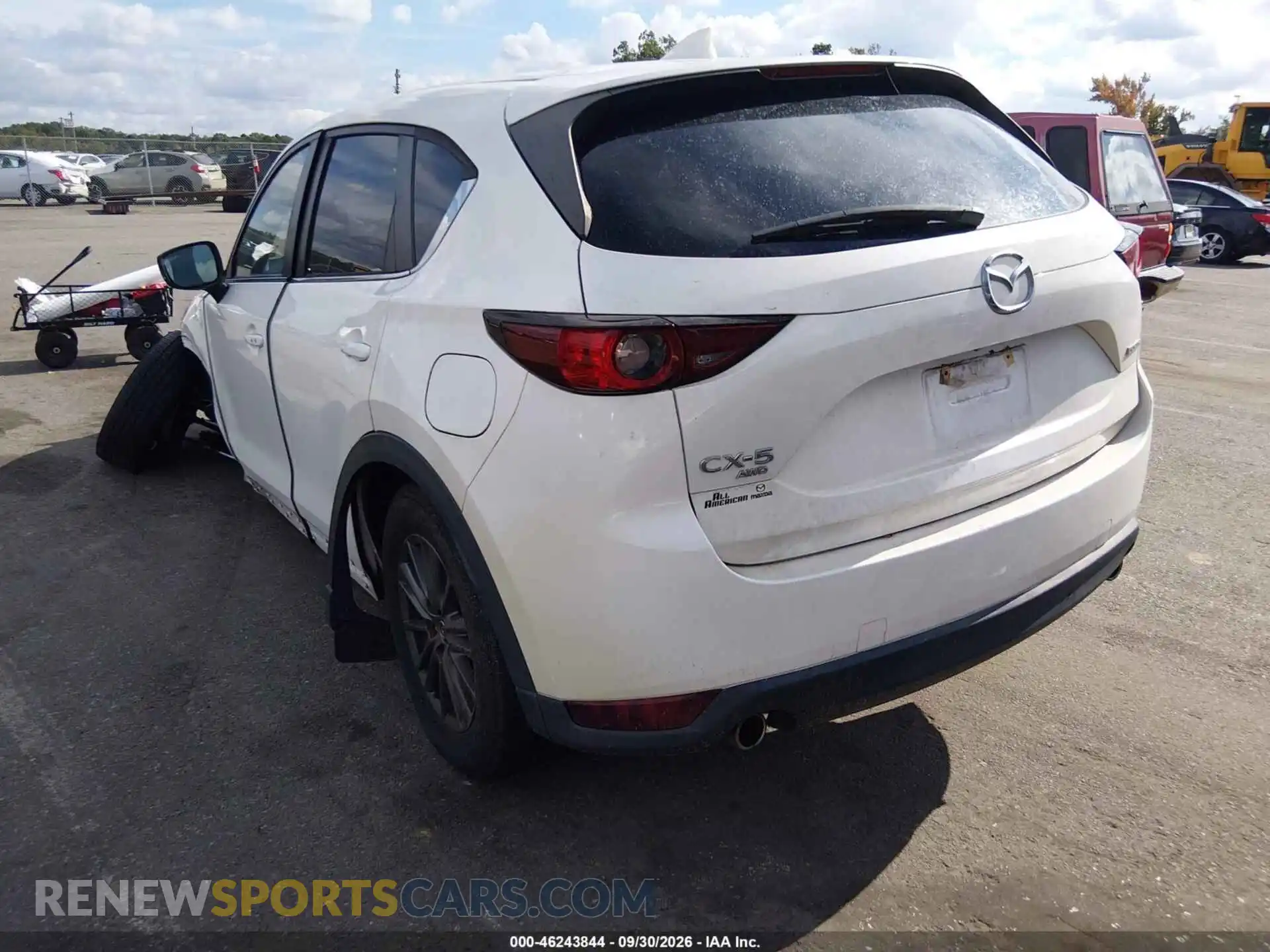 3 Photograph of a damaged car JM3KFBCM7M1301289 MAZDA CX-5 2021