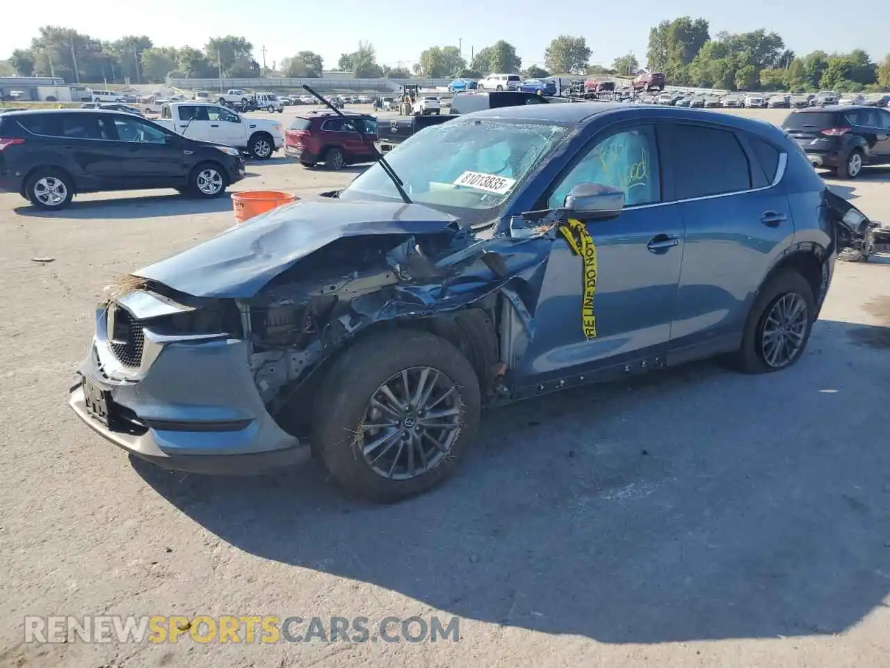 1 Photograph of a damaged car JM3KFBCM7M1310185 MAZDA CX-5 2021