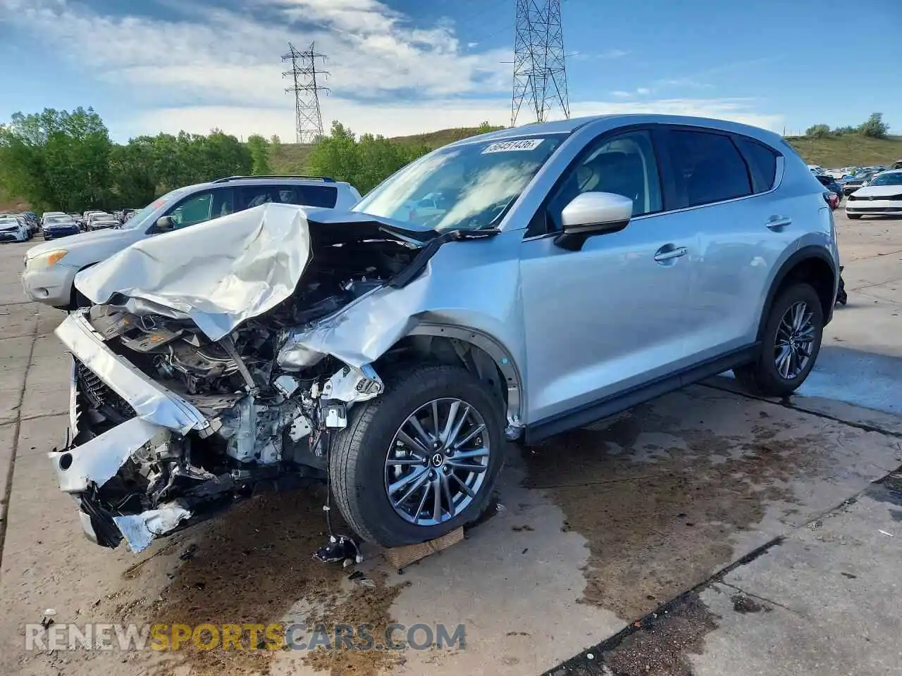1 Photograph of a damaged car JM3KFBCMXM0410027 MAZDA CX-5 2021