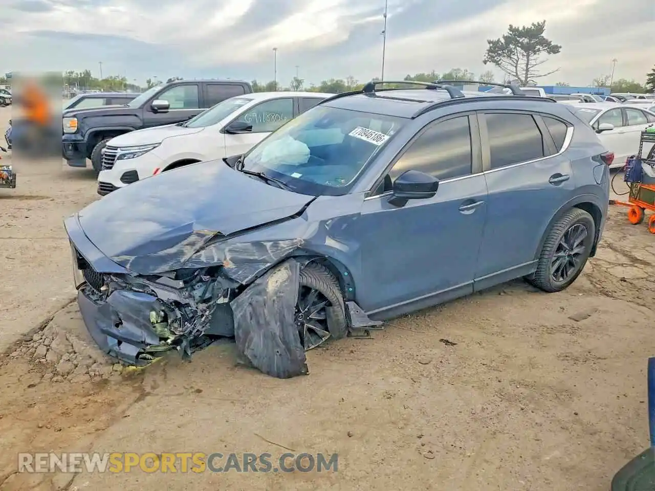 1 Photograph of a damaged car JM3KFBCY2M0442988 MAZDA CX-5 2021