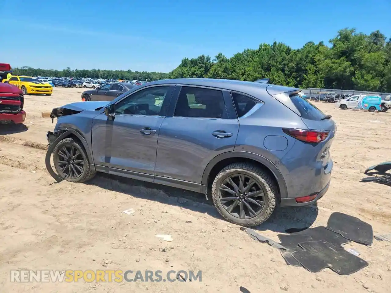 2 fotografías del automóvil dañado JM3KFBCY8M0457611 MAZDA CX-5 2021