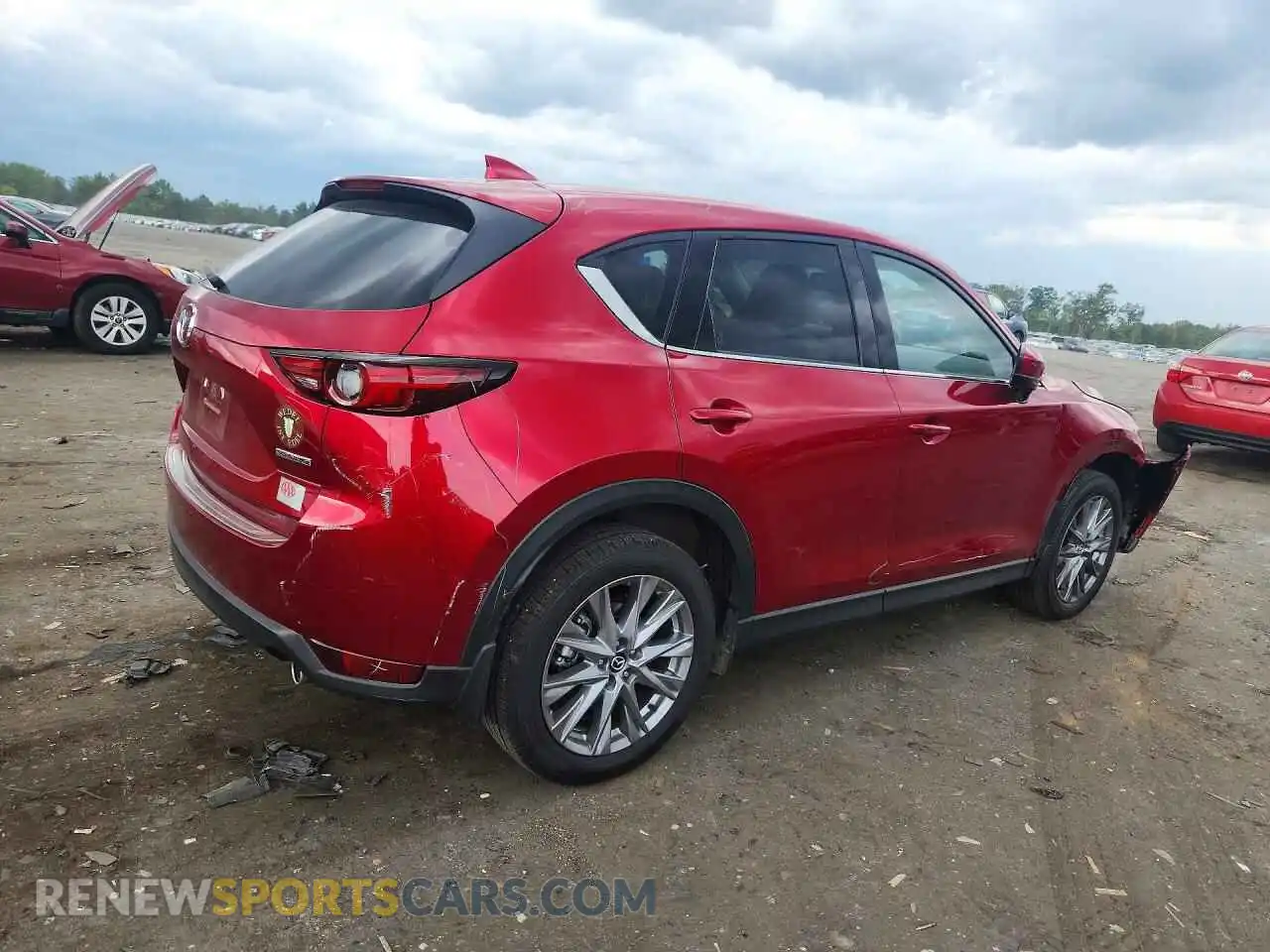 3 fotografías del automóvil dañado JM3KFBDM0M0461230 MAZDA CX-5 2021