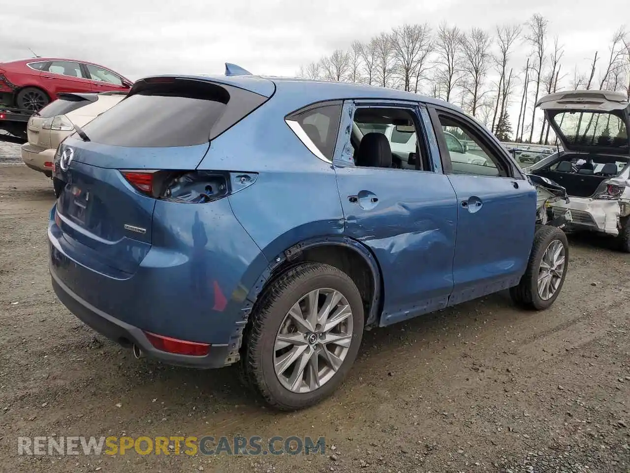 3 fotografías del automóvil dañado JM3KFBDM1M0321719 MAZDA CX-5 2021