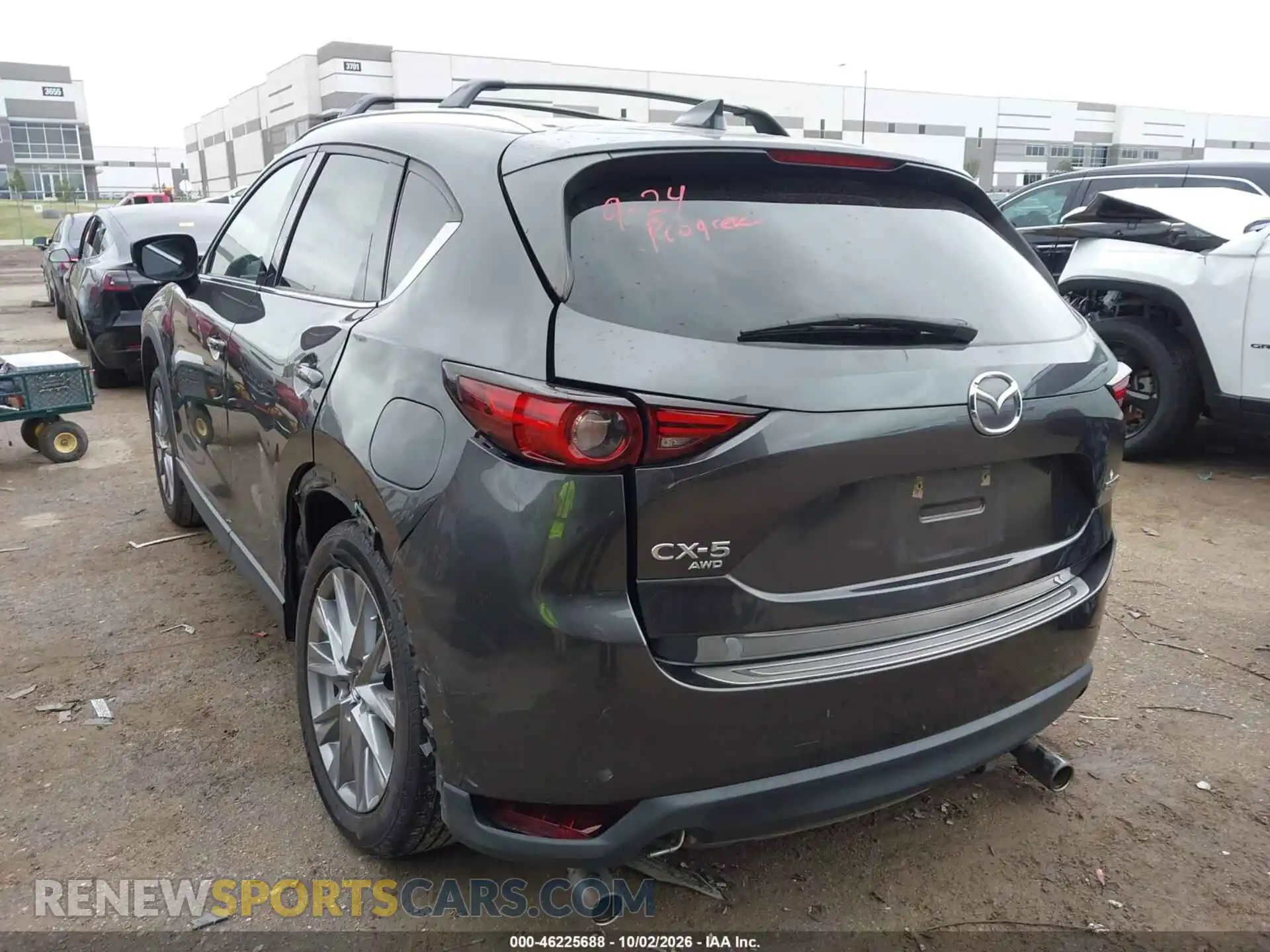 3 Photograph of a damaged car JM3KFBDM1M1441501 MAZDA CX-5 2021
