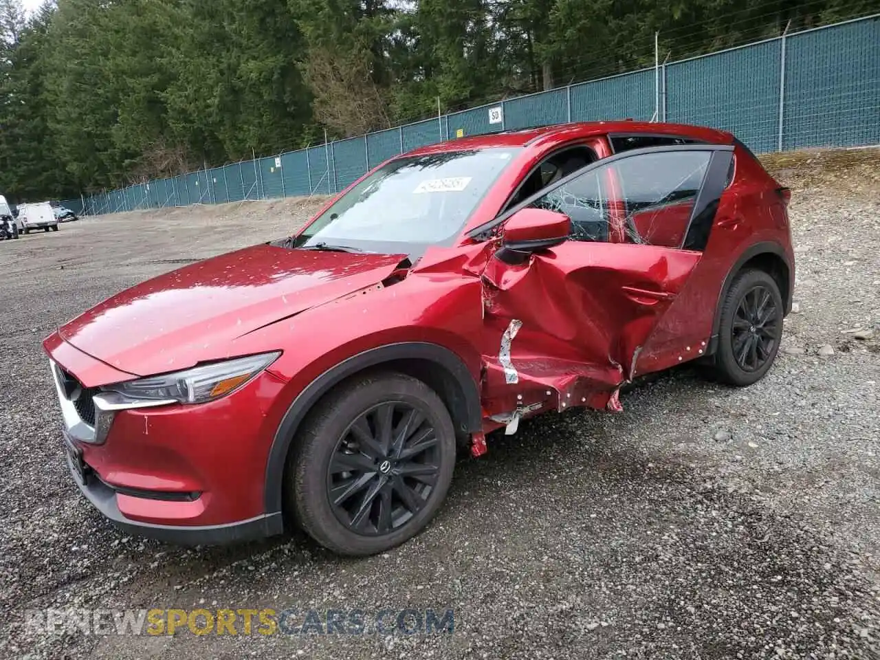 1 Photograph of a damaged car JM3KFBDM2M1403811 MAZDA CX-5 2021