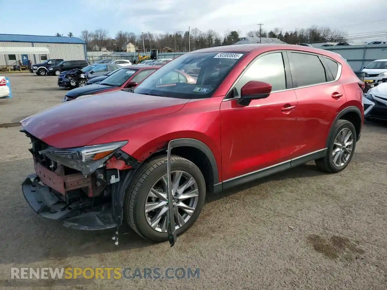 1 Photograph of a damaged car JM3KFBDM2M1435187 MAZDA CX-5 2021