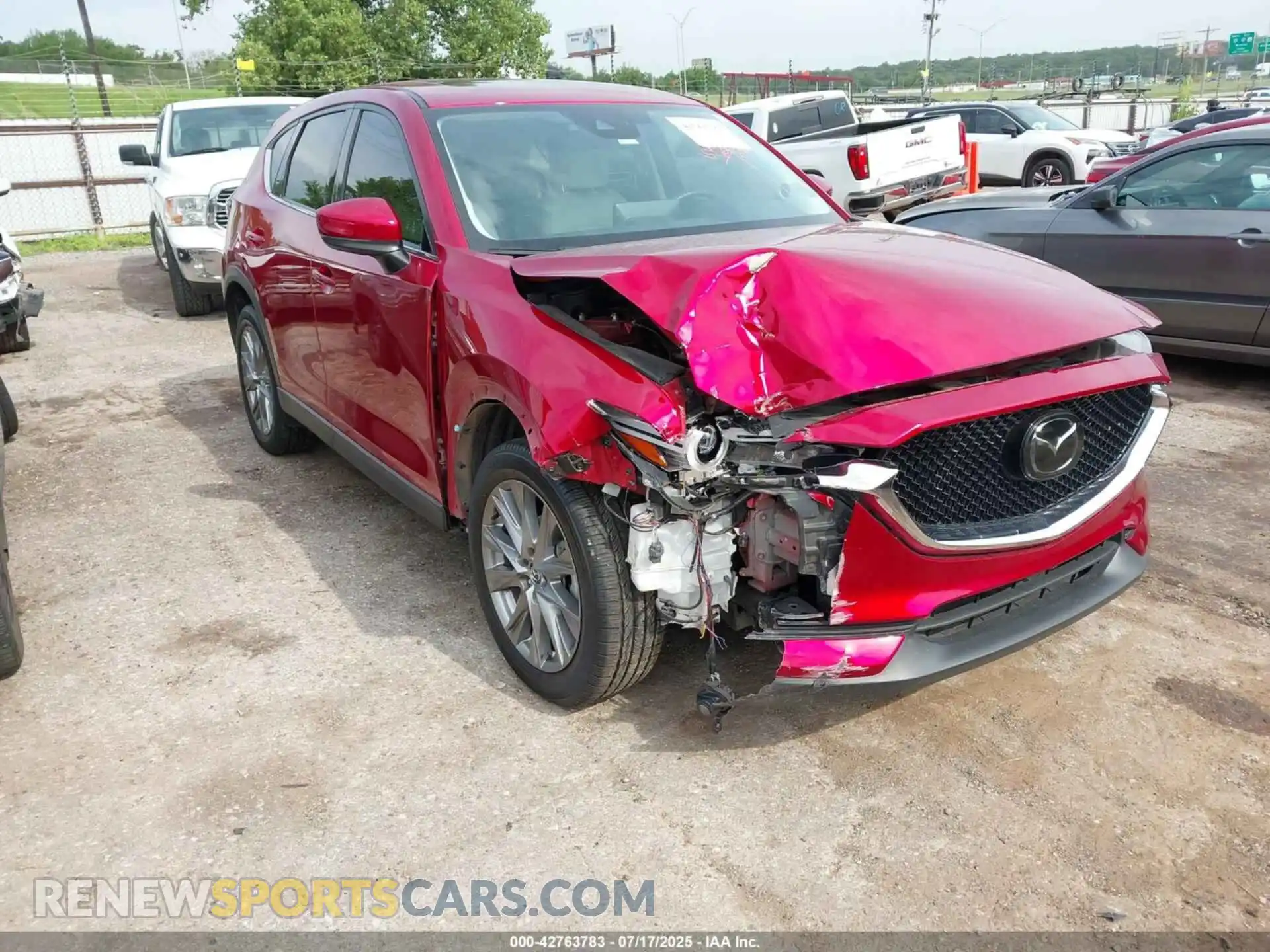 1 Photograph of a damaged car JM3KFBDM2M1495440 MAZDA CX-5 2021