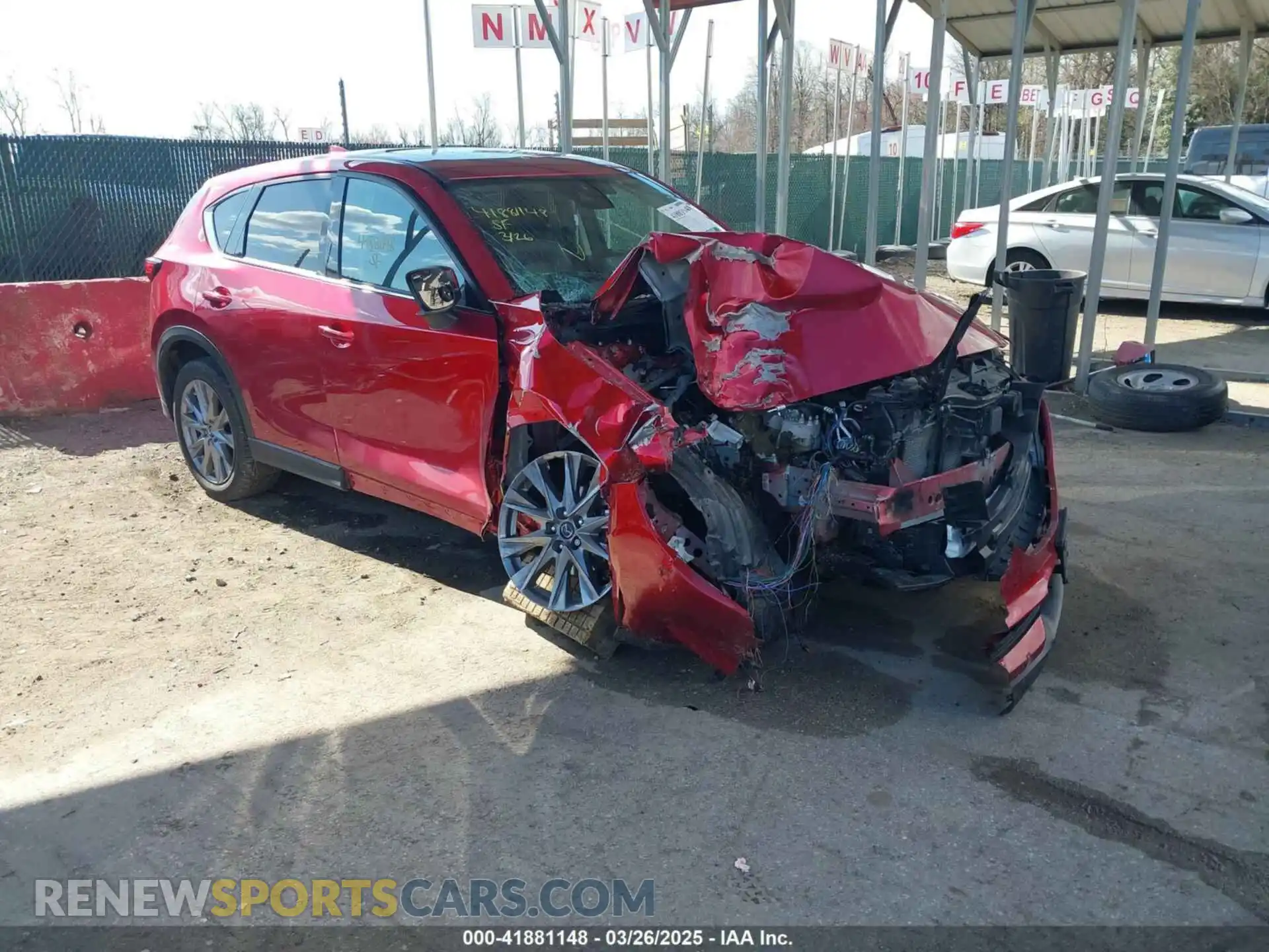 1 Photograph of a damaged car JM3KFBDM4M1335060 MAZDA CX-5 2021