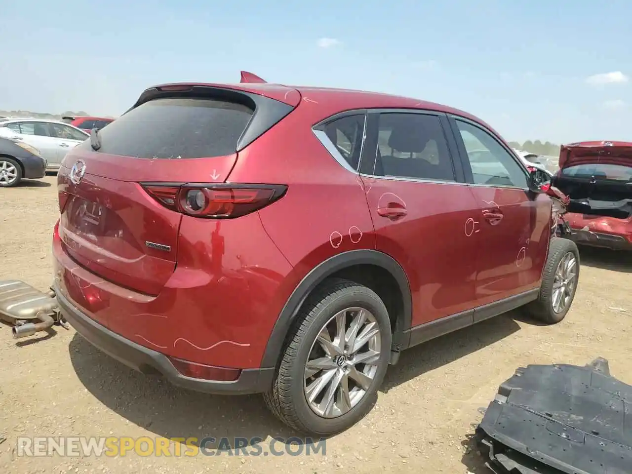 3 Photograph of a damaged car JM3KFBDM5M0420043 MAZDA CX-5 2021