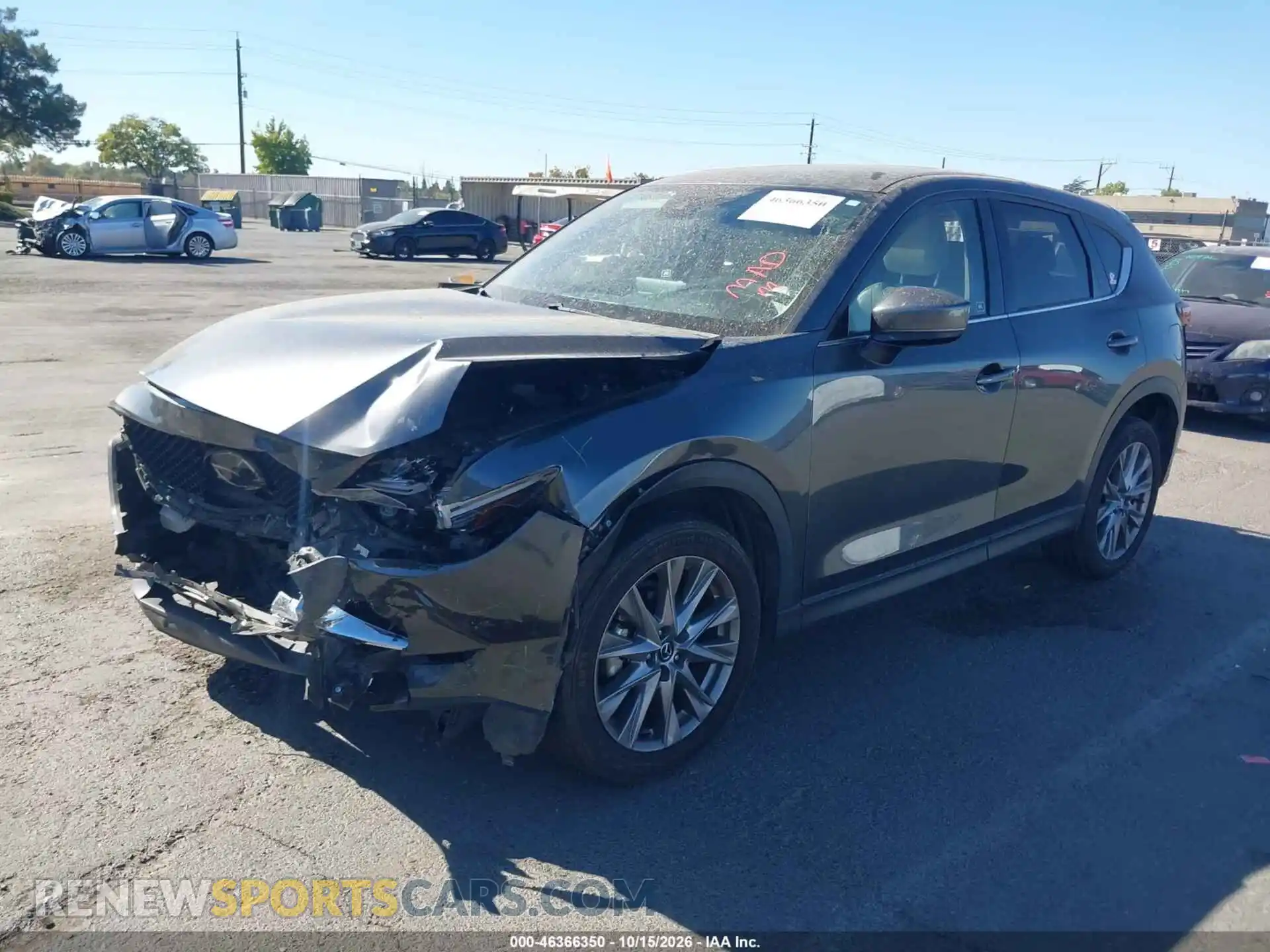 2 fotografías del automóvil dañado JM3KFBDM5M0489461 MAZDA CX-5 2021