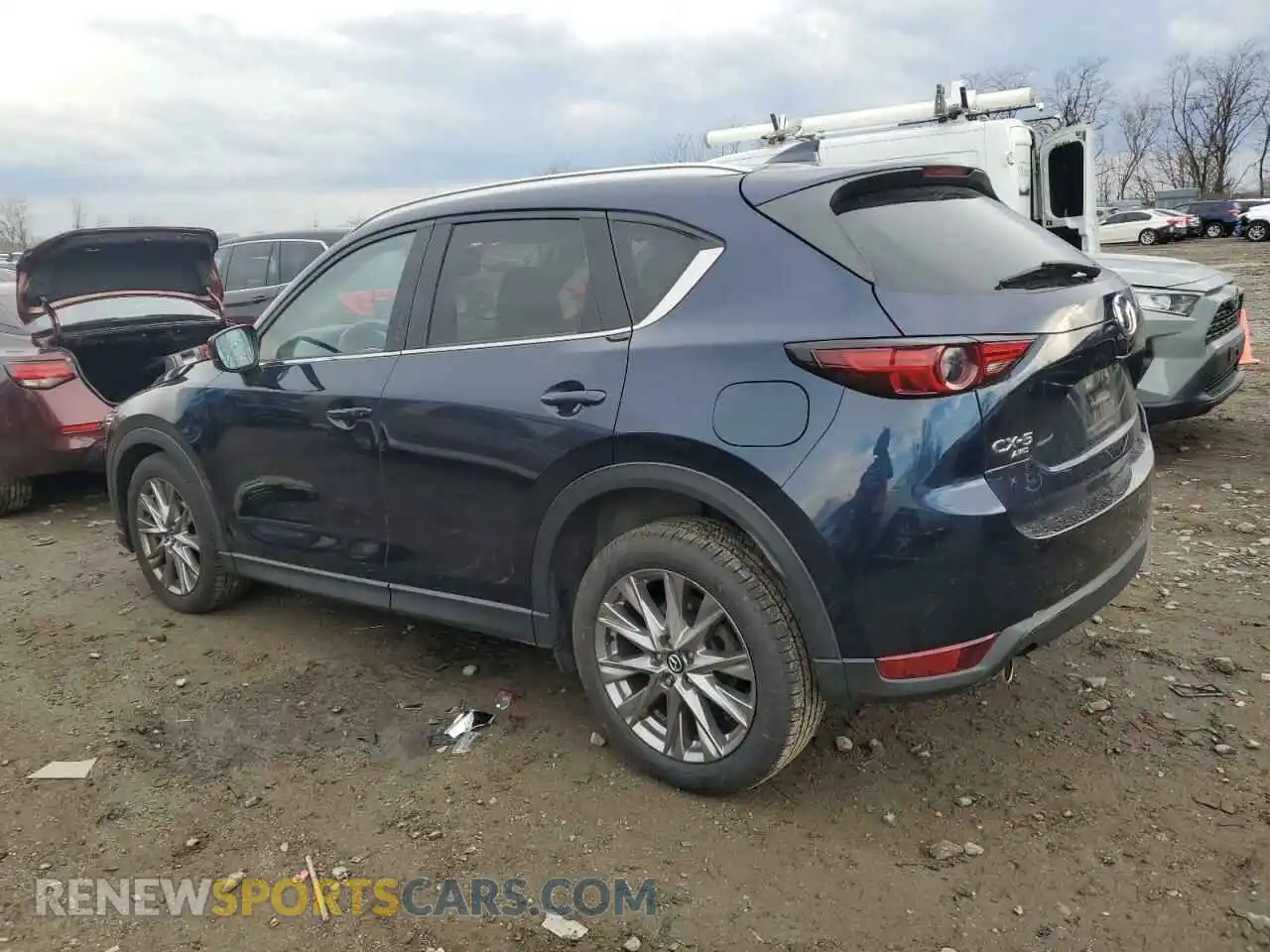 2 fotografías del automóvil dañado JM3KFBDM6M0478694 MAZDA CX-5 2021