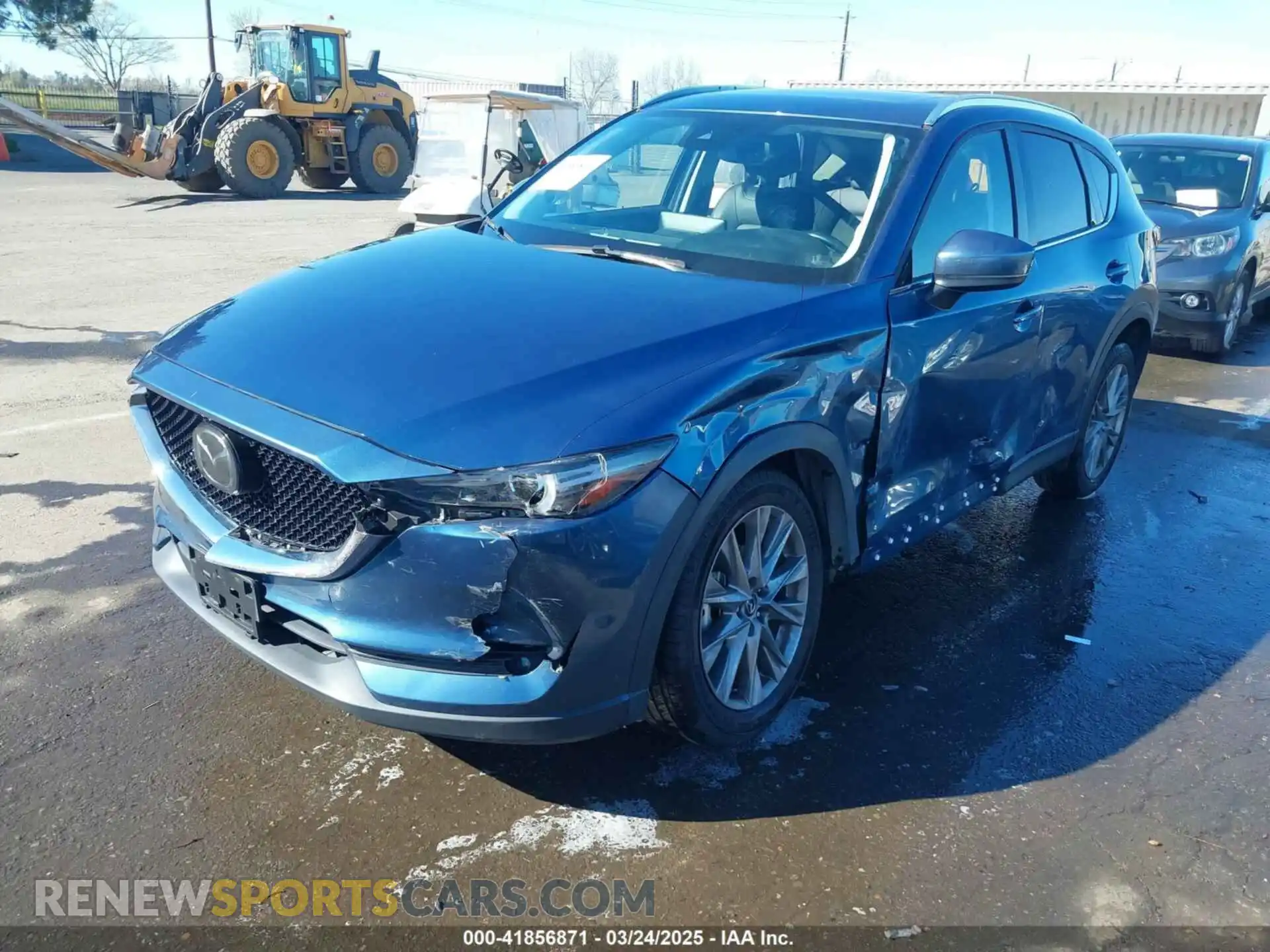 2 fotografías del automóvil dañado JM3KFBDM7M0311552 MAZDA CX-5 2021