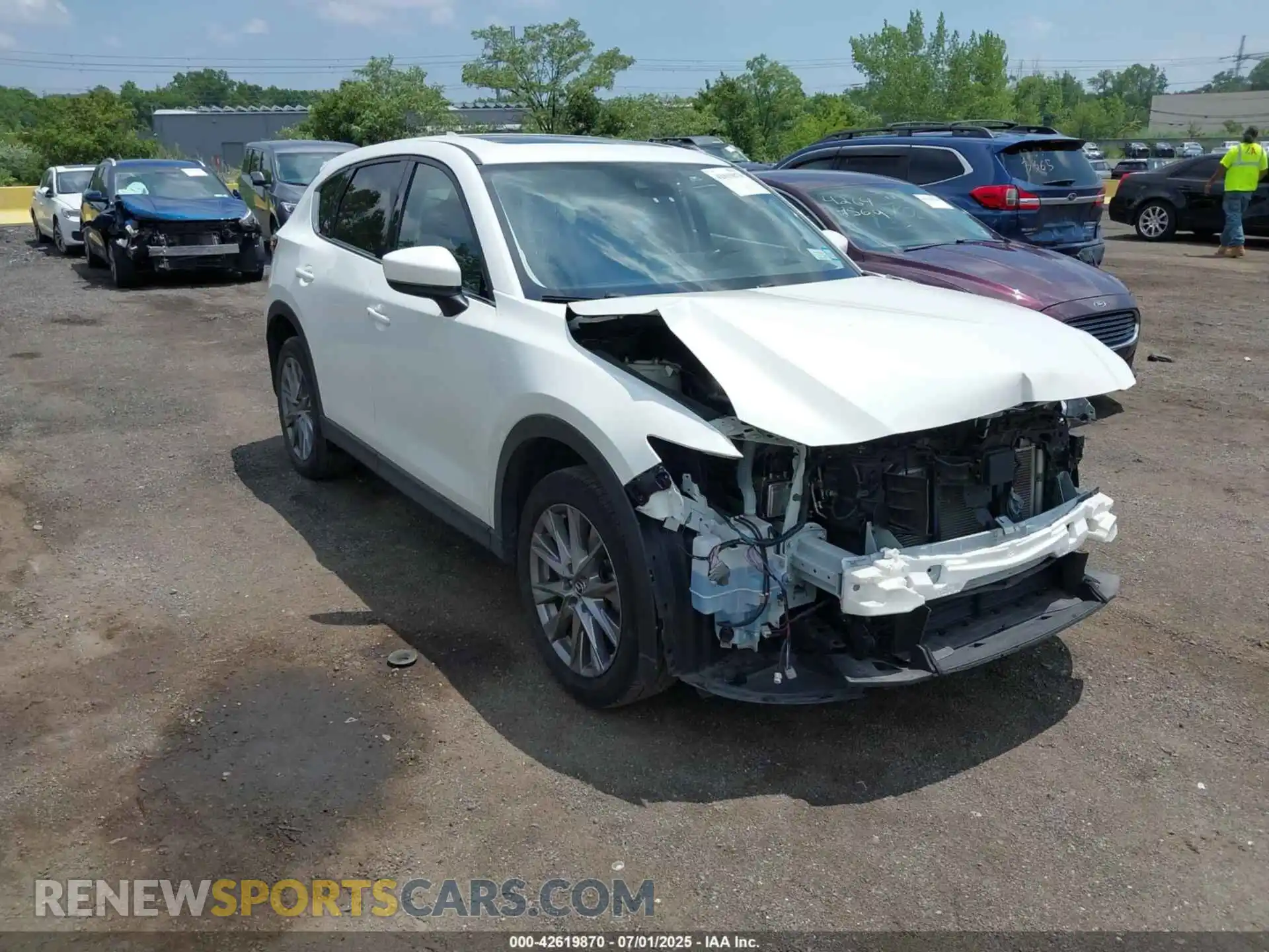 1 Photograph of a damaged car JM3KFBDM7M0434929 MAZDA CX-5 2021