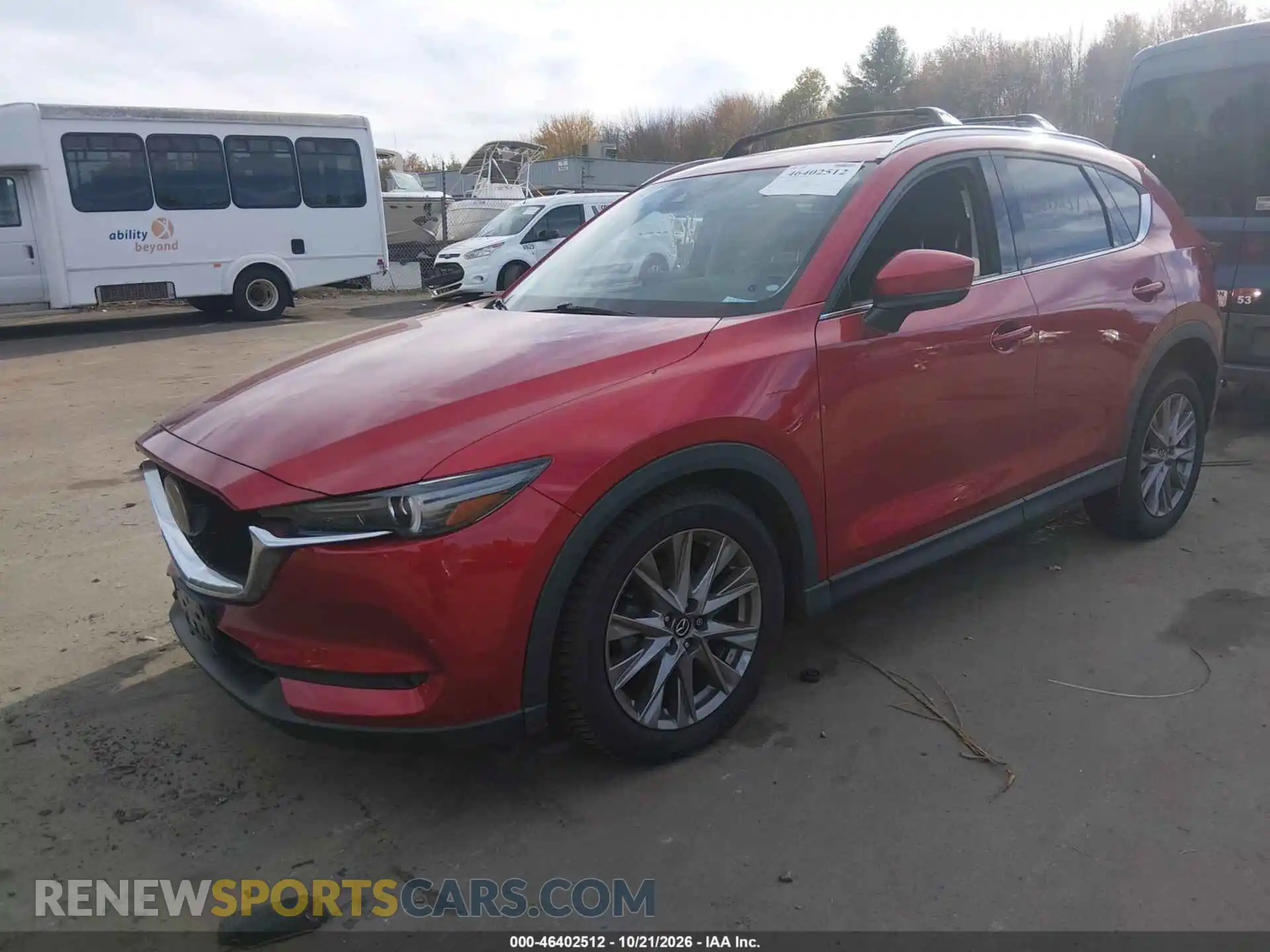 2 fotografías del automóvil dañado JM3KFBDM8M1303714 MAZDA CX-5 2021