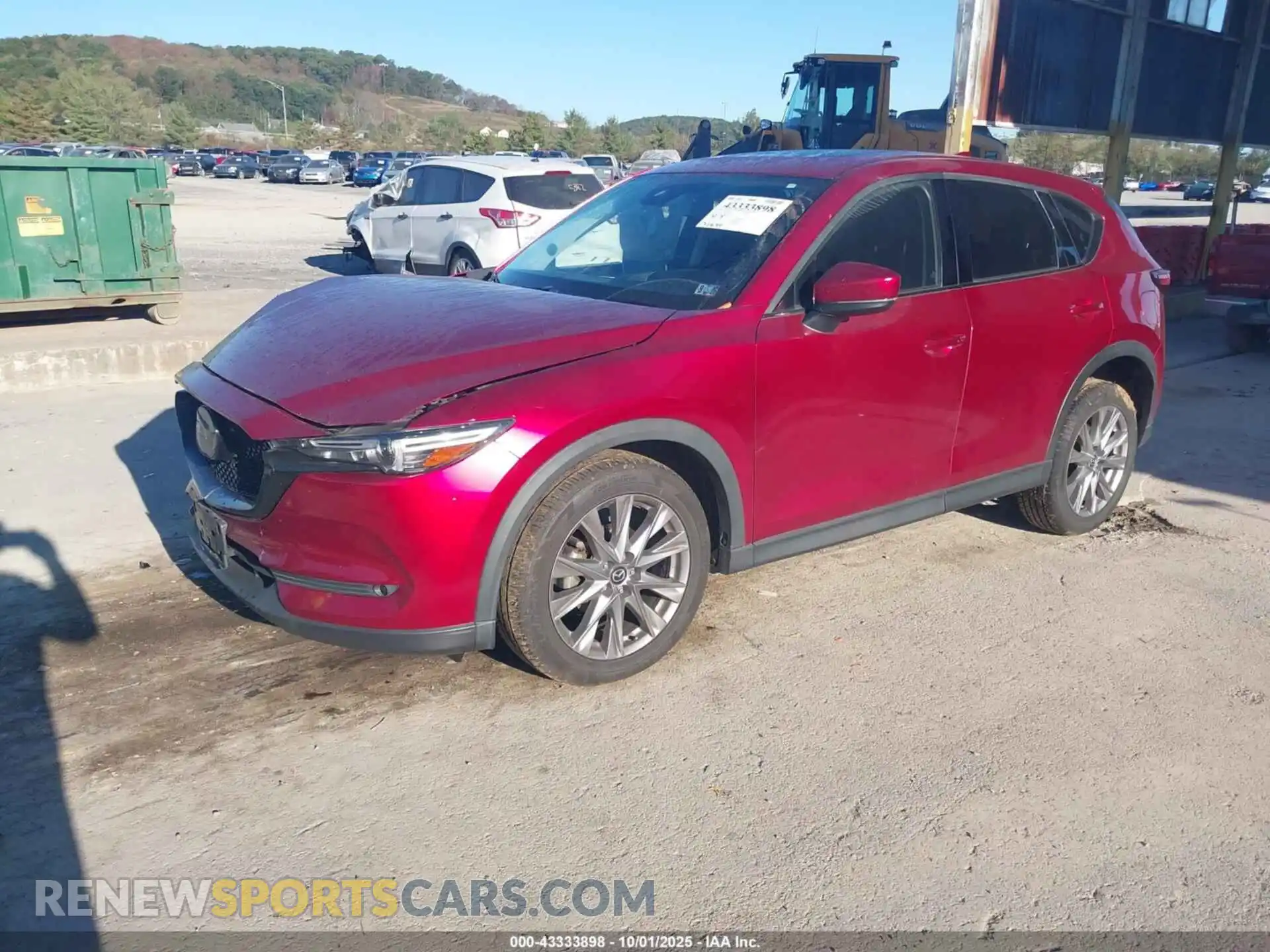 2 fotografías del automóvil dañado JM3KFBDM9M1422307 MAZDA CX-5 2021