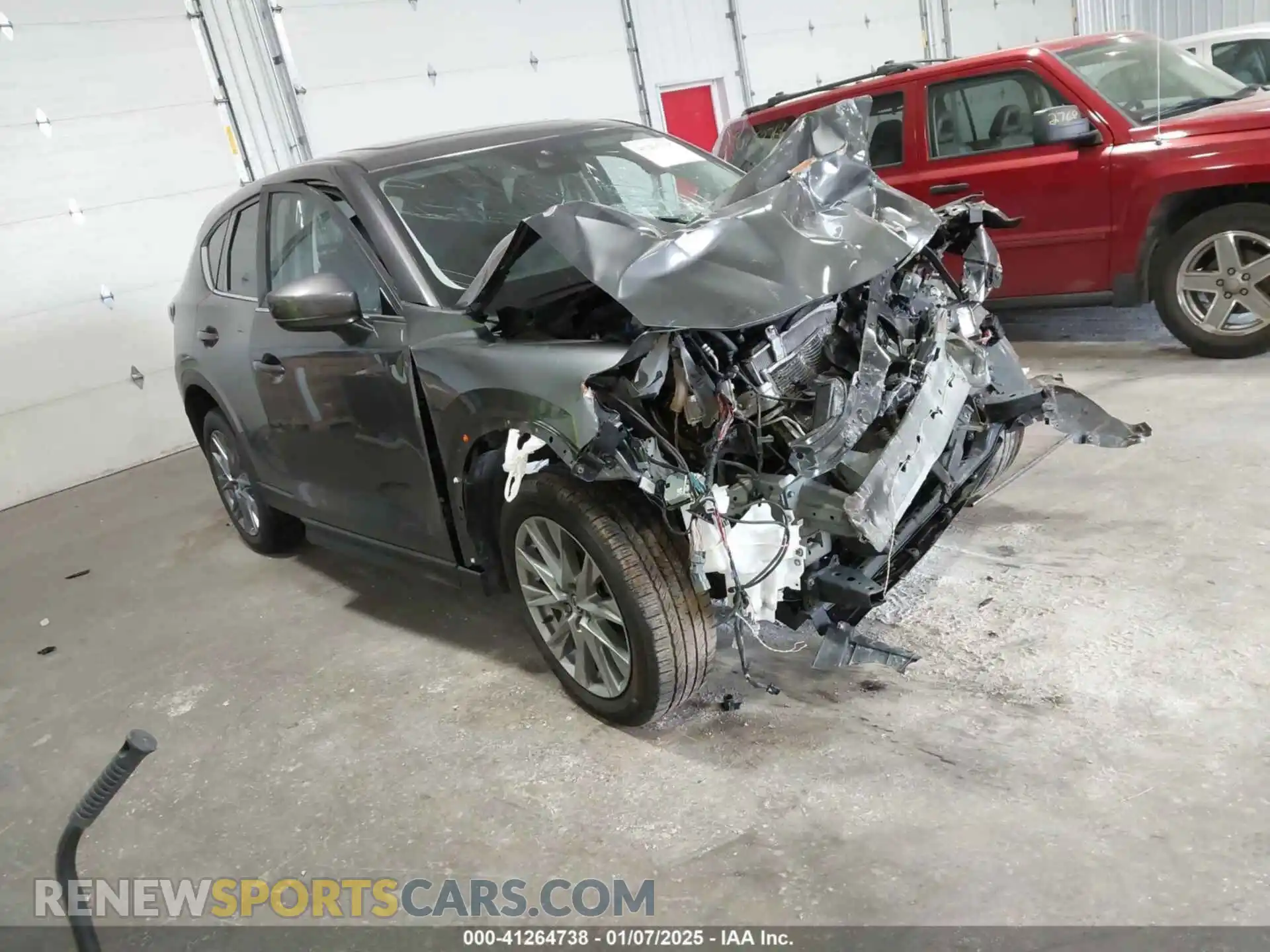 1 Photograph of a damaged car JM3KFBDMXM1302709 MAZDA CX-5 2021