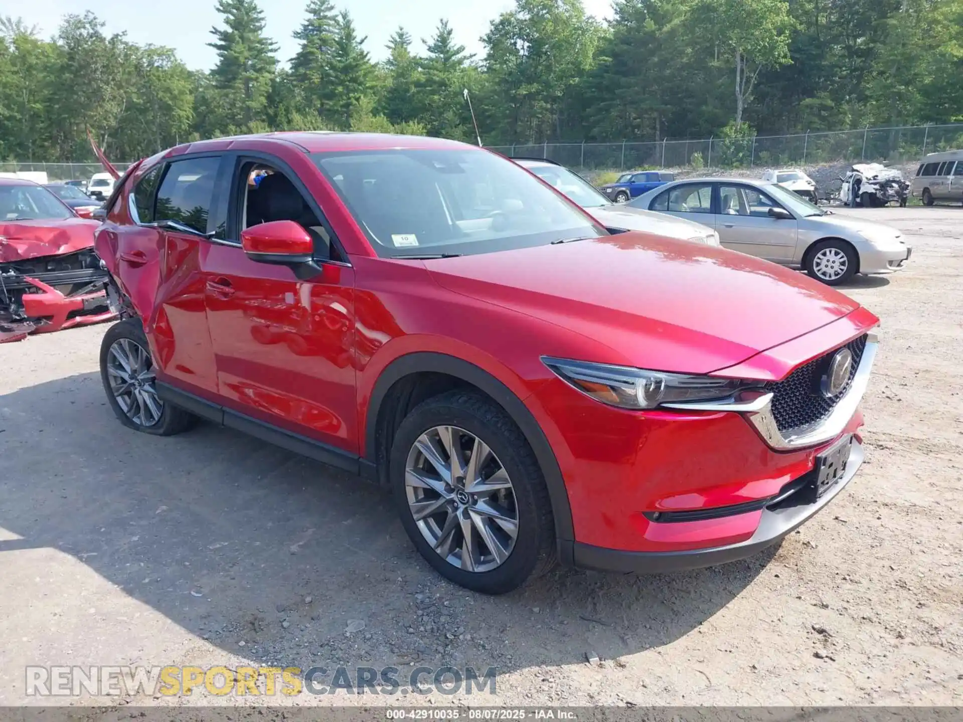 1 Photograph of a damaged car JM3KFBDMXM1430223 MAZDA CX-5 2021