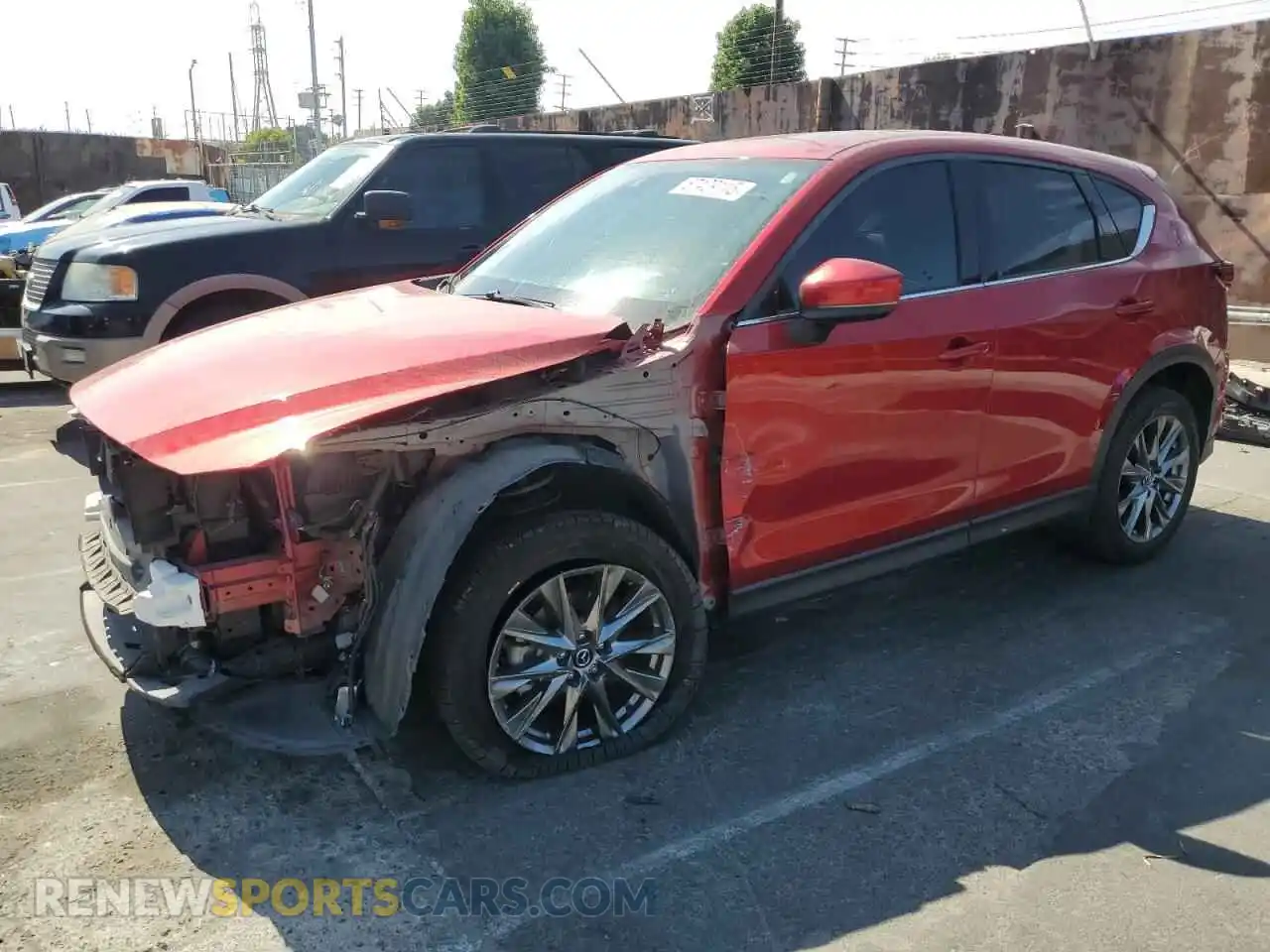1 fotografías del automóvil dañado JM3KFBEY5M0347080 MAZDA CX-5 2021