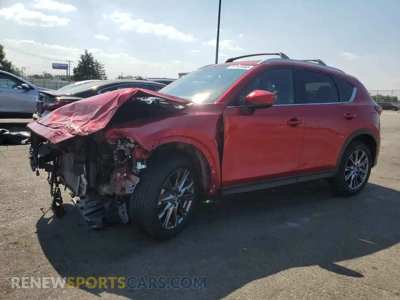 1 Photograph of a damaged car JM3KFBEYXM0463875 MAZDA CX-5 2021