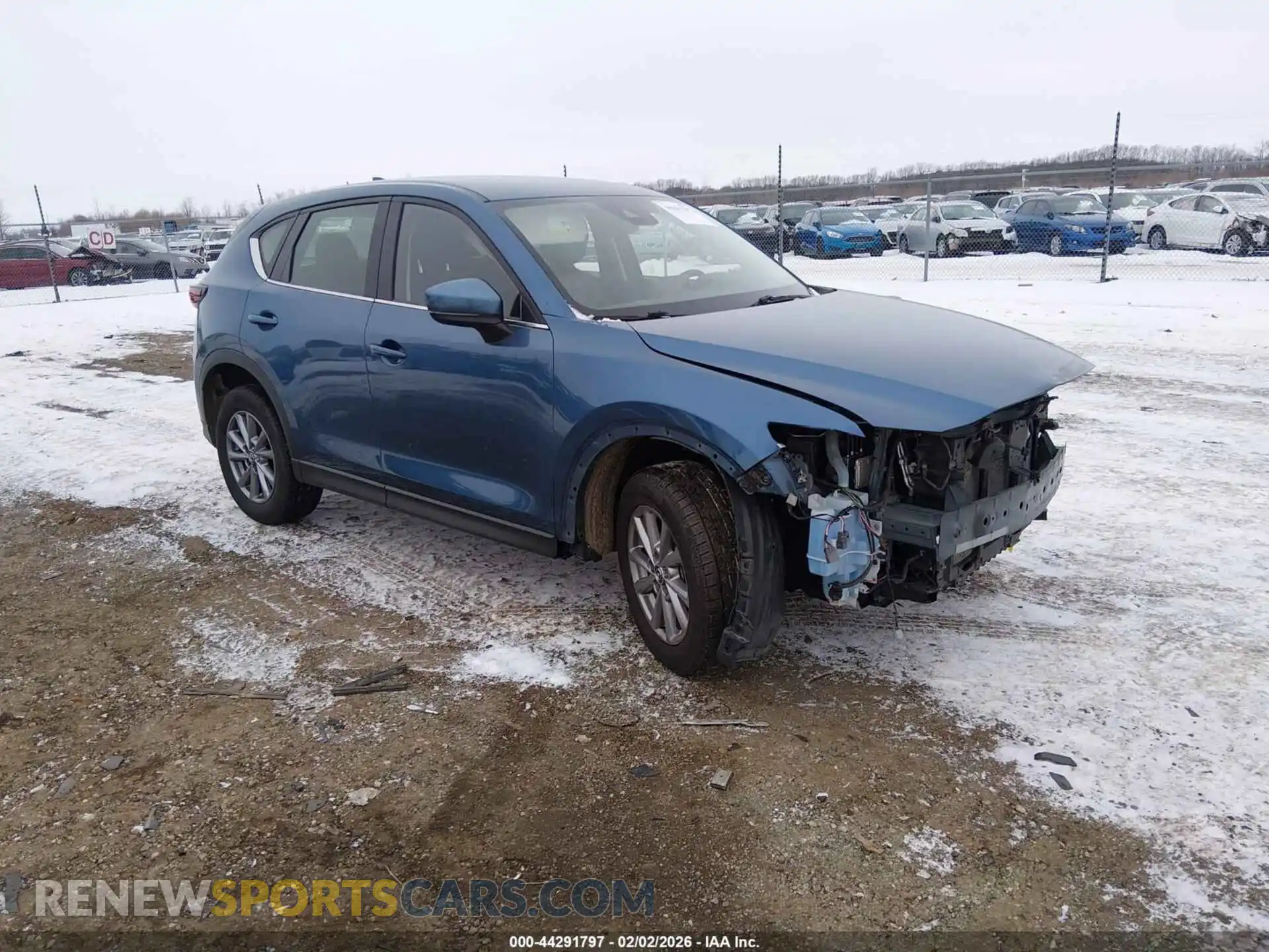 1 Photograph of a damaged car JM3KFBAM7N1593319 MAZDA CX-5 2022