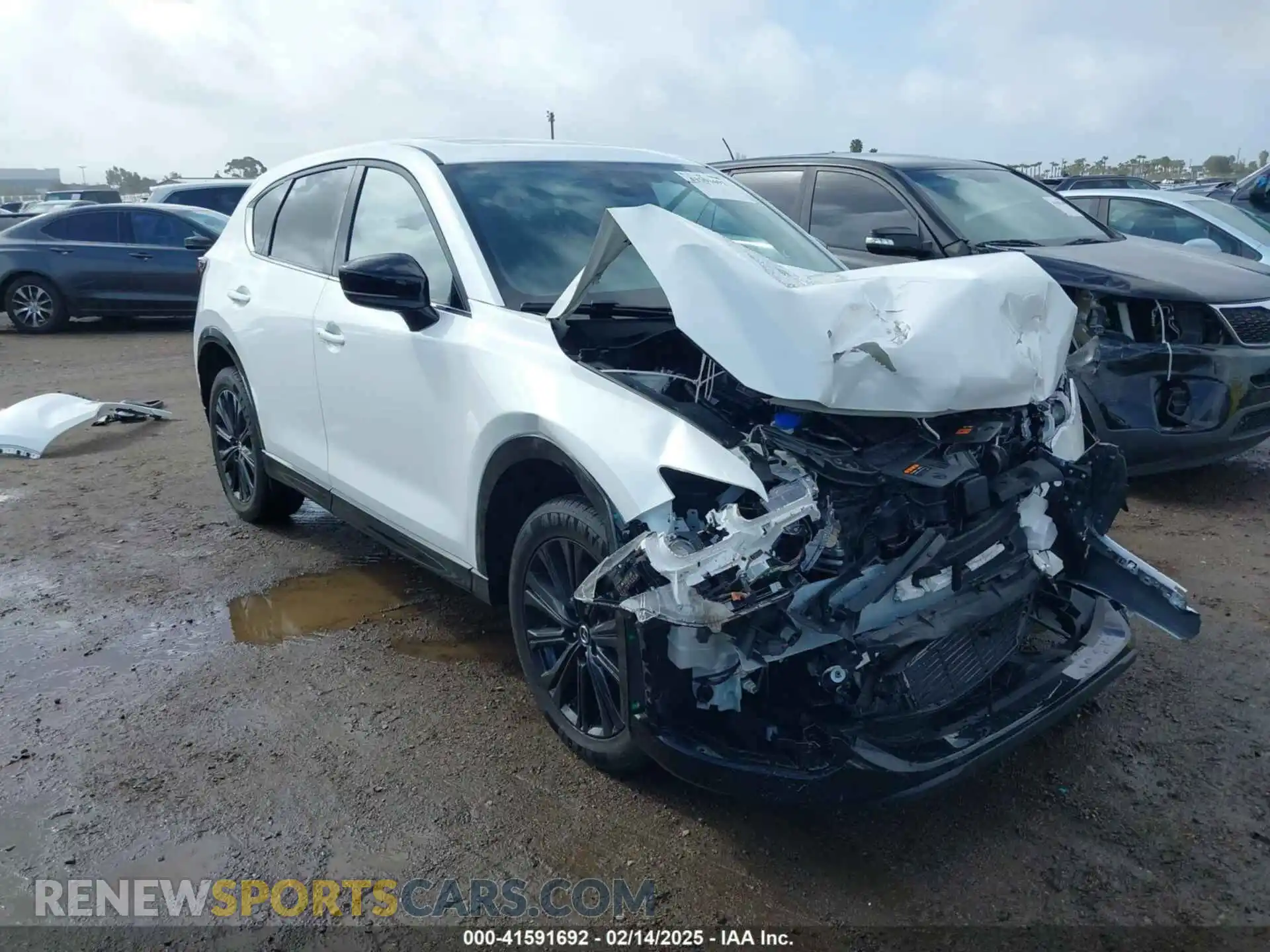 1 Photograph of a damaged car JM3KFBAY5N0524251 MAZDA CX-5 2022